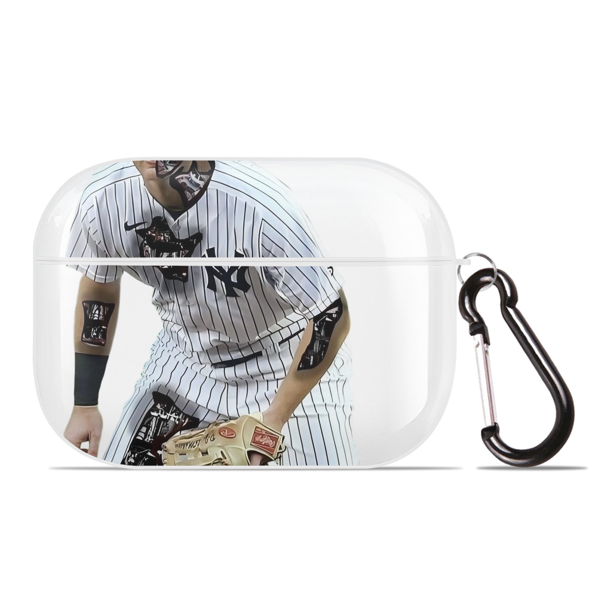 DJ Lemahieu 5 AirPods Pro Hard Case White With Keychain, Durable Flexible PC, Precise Cutouts, Anti-Fingerprint, Yellowing & Scratch Resistant, Full Protection, Washable