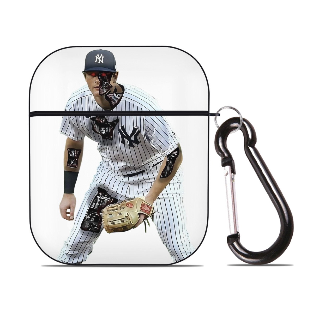 DJ Lemahieu 5 AirPods 2 Case Hard Shell Black, Flexible PC Material, Precise Cutouts, Full Protection, Anti-Fingerprint, Washable, Includes Keychain – Durable & Slim Design