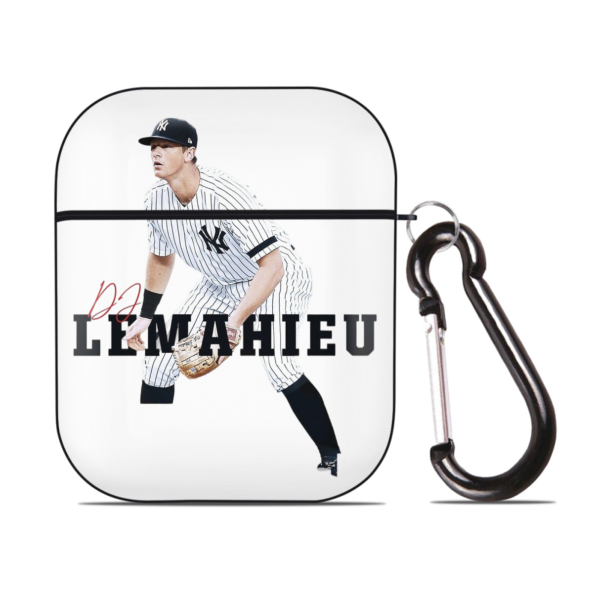 DJ Lemahieu 6 AirPods 2 Case Hard Shell Black, Flexible PC Material, Precise Cutouts, Full Protection, Anti-Fingerprint, Washable, Includes Keychain – Durable & Slim Design