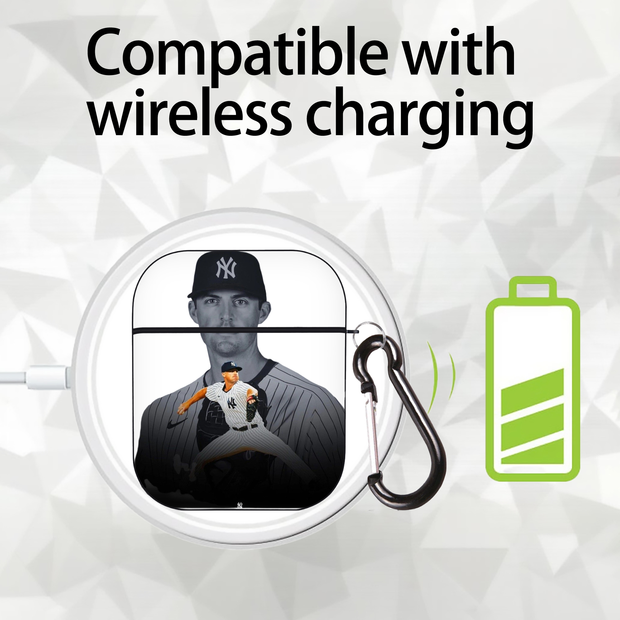 DJ Lemahieu 1 AirPods 2 Case Hard Shell Black, Flexible PC Material, Precise Cutouts, Full Protection, Anti-Fingerprint, Washable, Includes Keychain – Durable & Slim Design