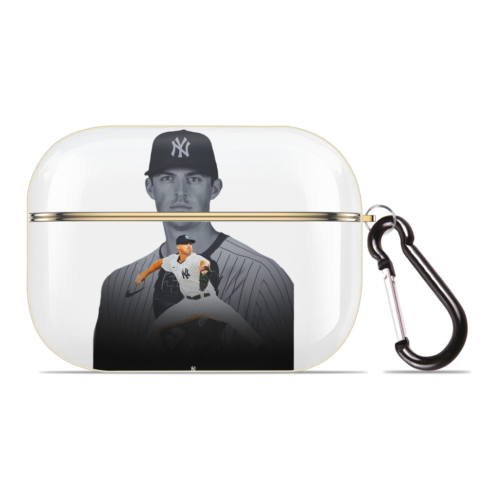 DJ Lemahieu 1 Luxury Gold AirPods Pro Case With Keychain, Flexible PC Material, Full Protection, Precise Cutouts, Anti-Fingerprint, Washable, Durable Design