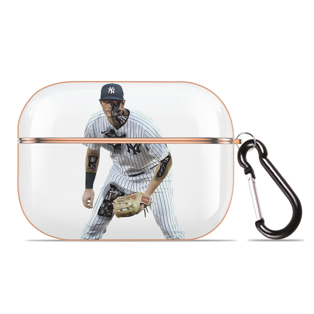 DJ Lemahieu 5 AirPods Pro Protective Case Rose Gold, Flexible PC Material, Precise Fit, Anti-Slip Cover, Full Protection, Fingerprint Resistant, Washable With Keychain