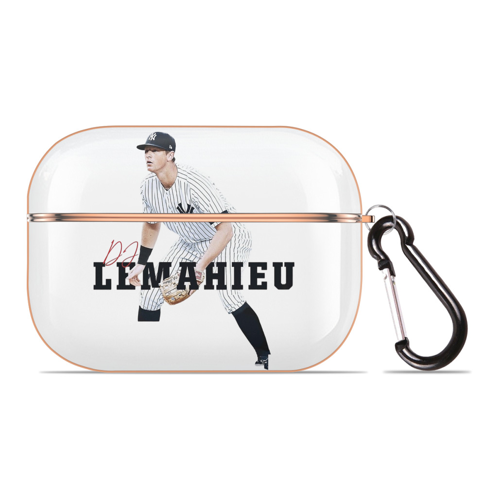 DJ Lemahieu 6 AirPods Pro Protective Case Rose Gold, Flexible PC Material, Precise Fit, Anti-Slip Cover, Full Protection, Fingerprint Resistant, Washable With Keychain