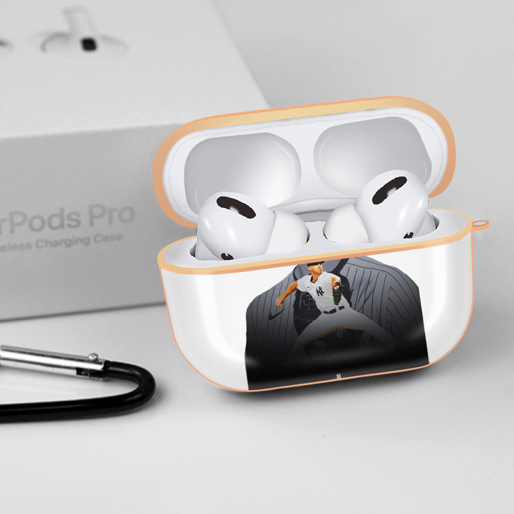 DJ Lemahieu 1 AirPods Pro Protective Case Rose Gold, Flexible PC Material, Precise Fit, Anti-Slip Cover, Full Protection, Fingerprint Resistant, Washable With Keychain