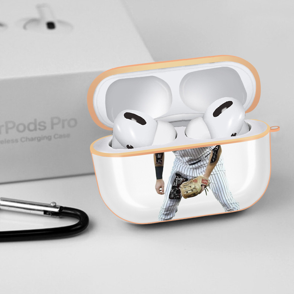 DJ Lemahieu 5 AirPods Pro Protective Case Rose Gold, Flexible PC Material, Precise Fit, Anti-Slip Cover, Full Protection, Fingerprint Resistant, Washable With Keychain