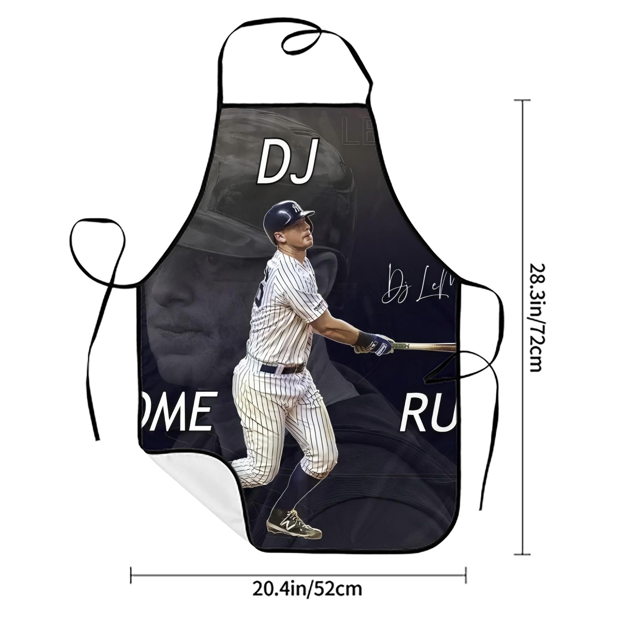DJ Lemahieu 13 Stain-Resistant Polyester Apron With Pocket – Full Print, Waterproof, Anti-Wrinkle, Anti-Pilling – Ideal For Kitchen, BBQ, Restaurant, Salon & More