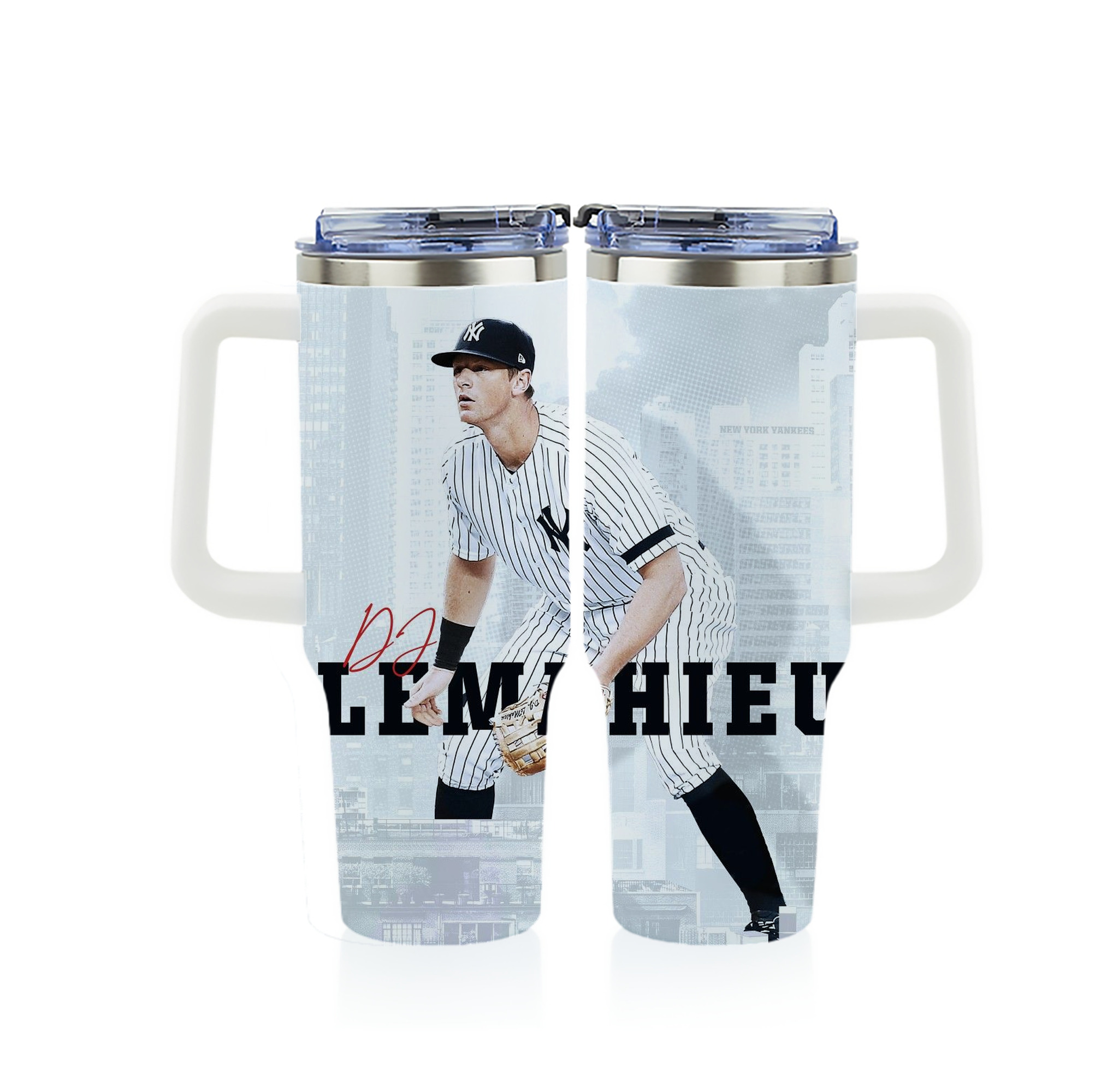 DJ Lemahieu 23 40oz Full Wrap Car Tumbler – Durable Stainless Steel Travel Mug With Vibrant UV Print – Double Wall Insulated, Fits Most Car Cup Holders