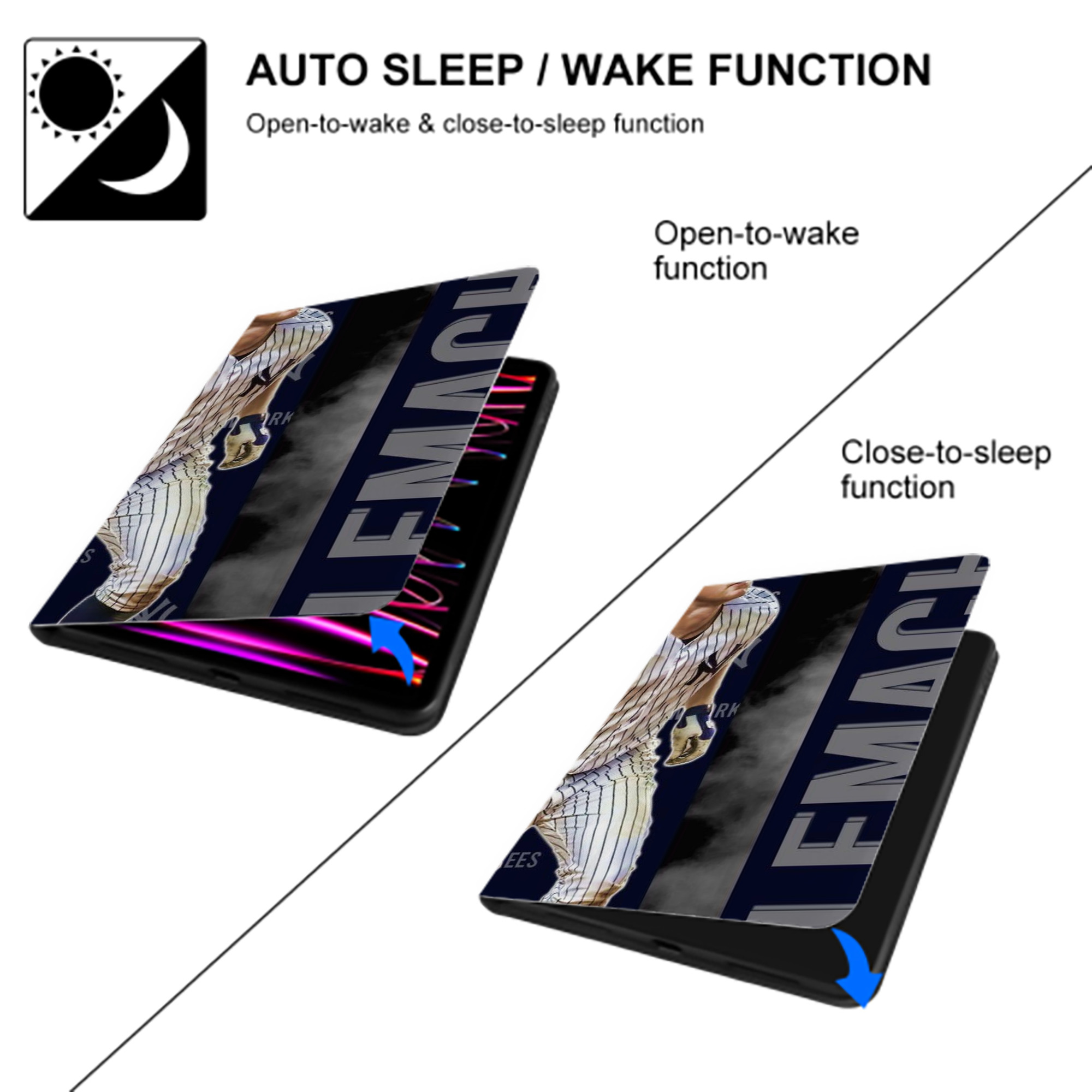 DJ Lemahieu 7 IPad Book-Style Case With Pencil Slot – Slim PU & TPU Cover – Full Protection, Precise Fit, Water & Scratch Resistant