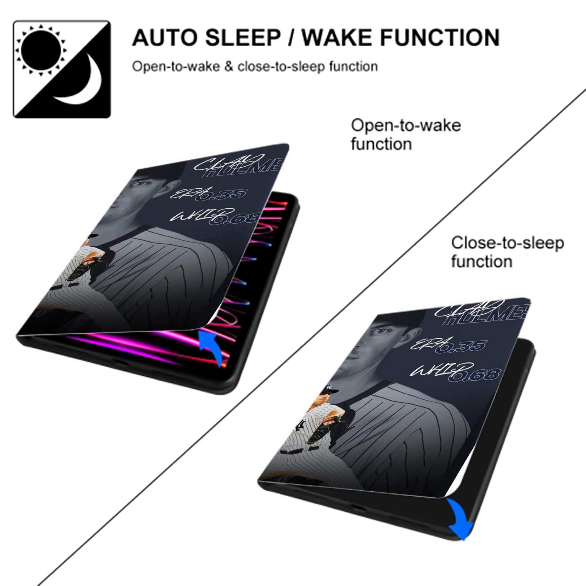 DJ Lemahieu 10 IPad Book-Style Case With Pencil Slot – Slim PU & TPU Cover – Full Protection, Precise Fit, Water & Scratch Resistant