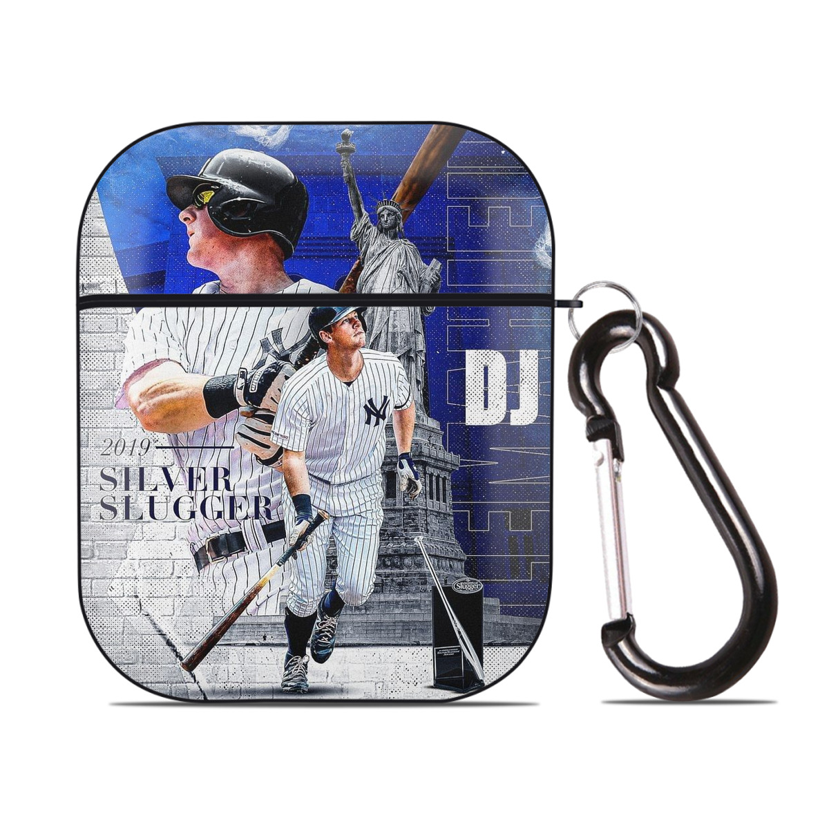 DJ Lemahieu 14 AirPods 2 Case Hard Shell Black, Flexible PC Material, Precise Cutouts, Full Protection, Anti-Fingerprint, Washable, Includes Keychain – Durable & Slim Design