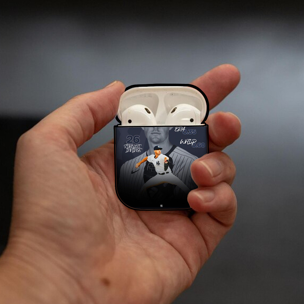 DJ Lemahieu 10 AirPods 2 Case Hard Shell Black, Flexible PC Material, Precise Cutouts, Full Protection, Anti-Fingerprint, Washable, Includes Keychain – Durable & Slim Design