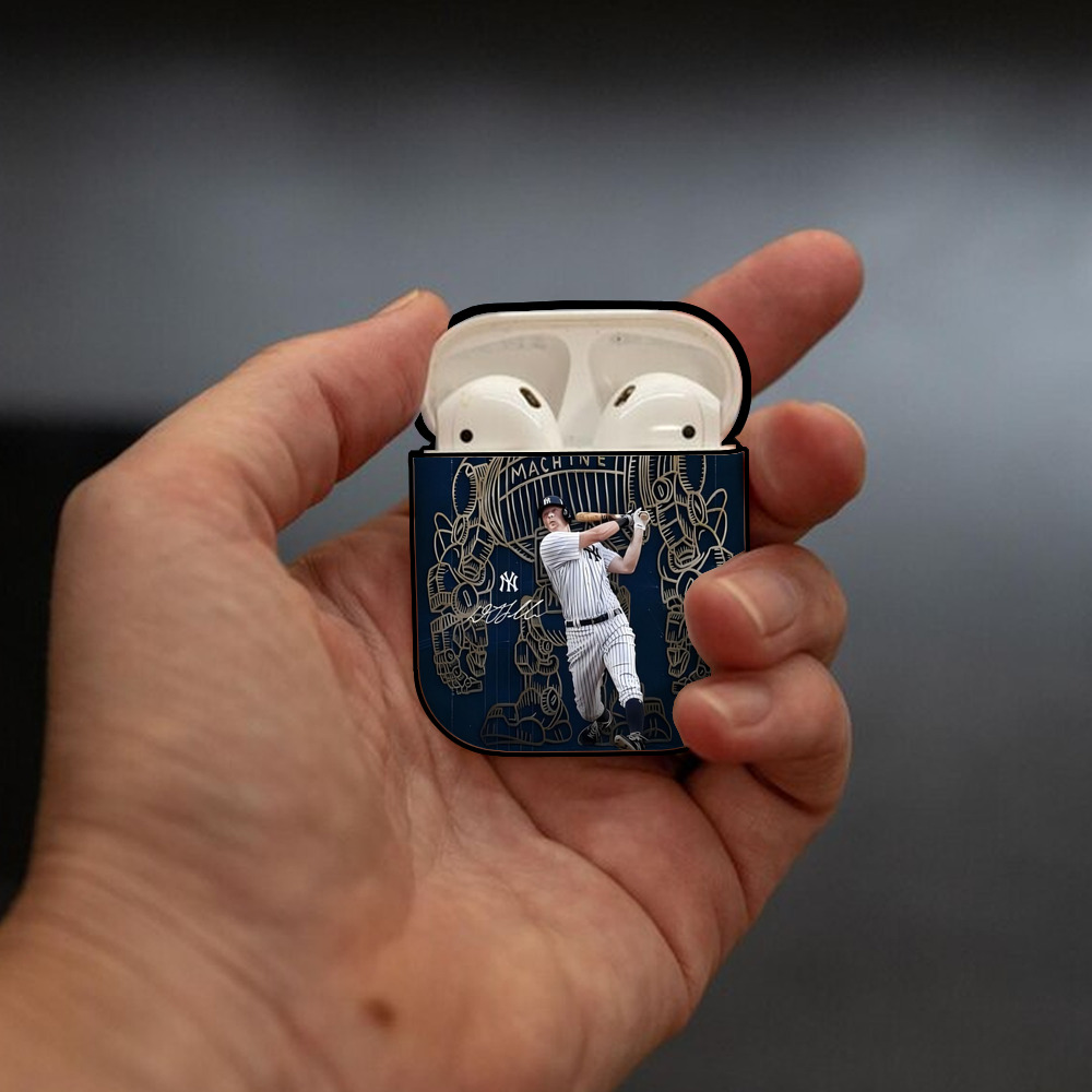 DJ Lemahieu 12 AirPods 2 Case Hard Shell Black, Flexible PC Material, Precise Cutouts, Full Protection, Anti-Fingerprint, Washable, Includes Keychain – Durable & Slim Design