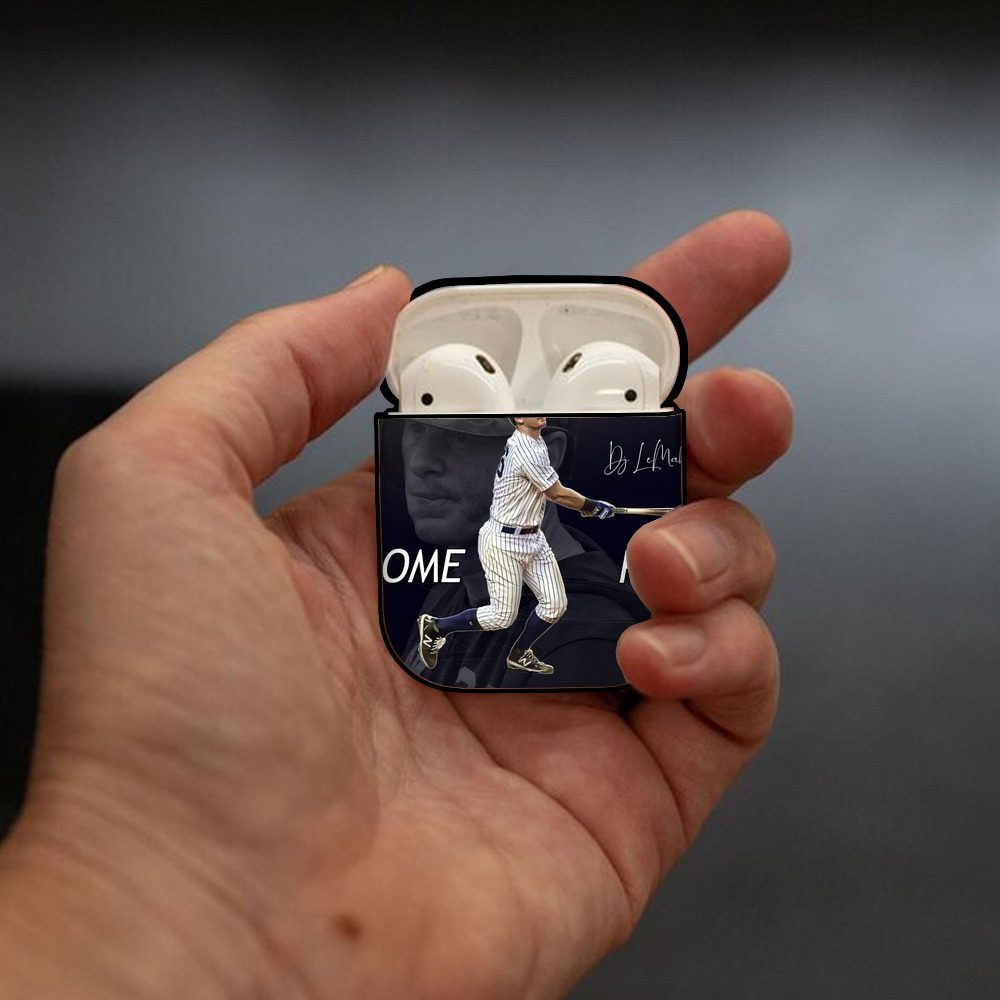 DJ Lemahieu 13 AirPods 2 Case Hard Shell Black, Flexible PC Material, Precise Cutouts, Full Protection, Anti-Fingerprint, Washable, Includes Keychain – Durable & Slim Design