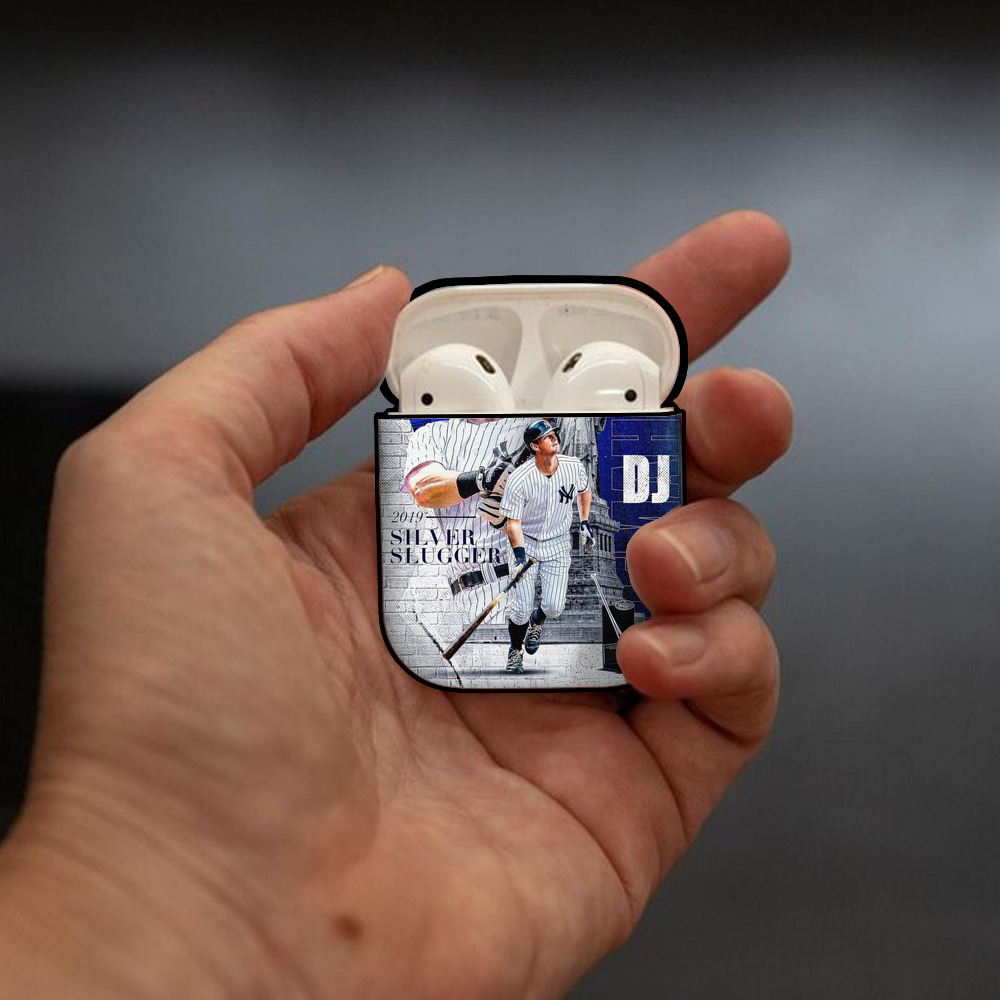 DJ Lemahieu 14 AirPods 2 Case Hard Shell Black, Flexible PC Material, Precise Cutouts, Full Protection, Anti-Fingerprint, Washable, Includes Keychain – Durable & Slim Design