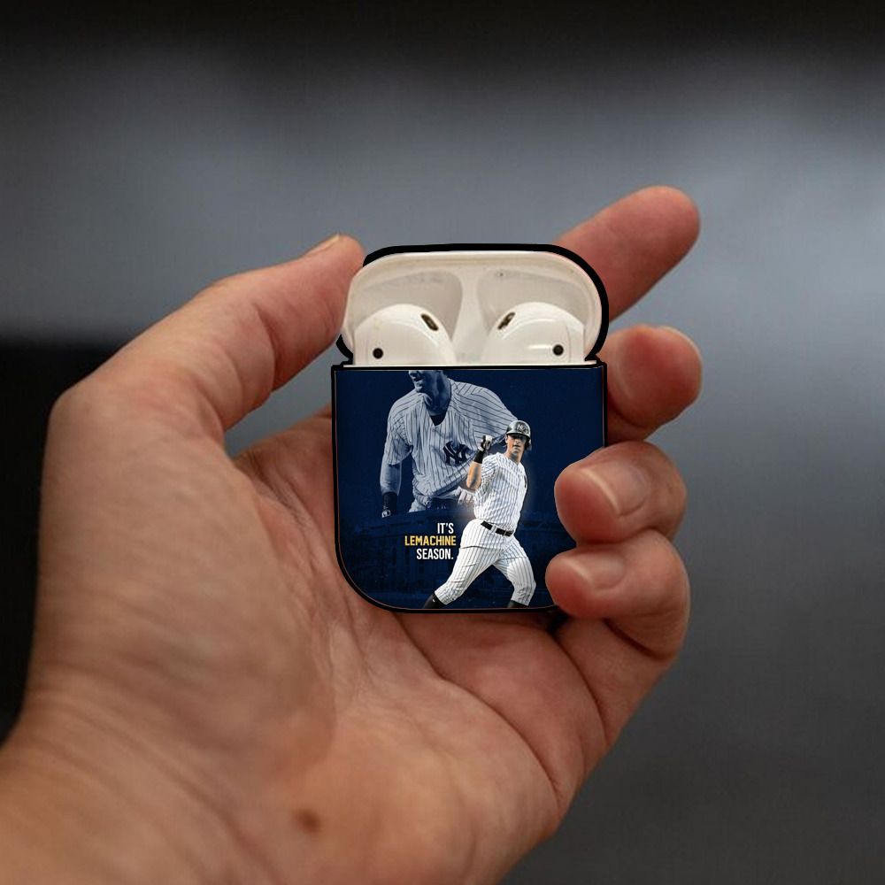 DJ Lemahieu 18 AirPods 2 Case Hard Shell Black, Flexible PC Material, Precise Cutouts, Full Protection, Anti-Fingerprint, Washable, Includes Keychain – Durable & Slim Design