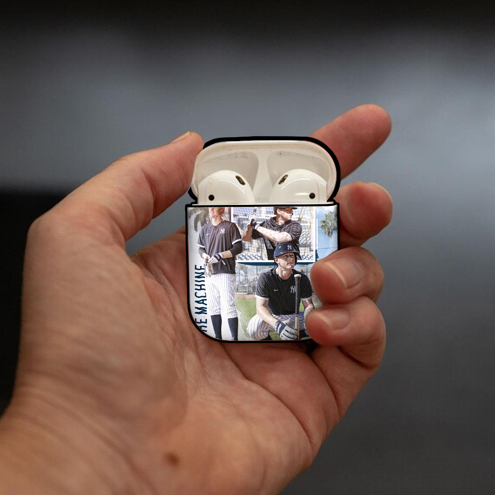 DJ Lemahieu 19 AirPods 2 Case Hard Shell Black, Flexible PC Material, Precise Cutouts, Full Protection, Anti-Fingerprint, Washable, Includes Keychain – Durable & Slim Design