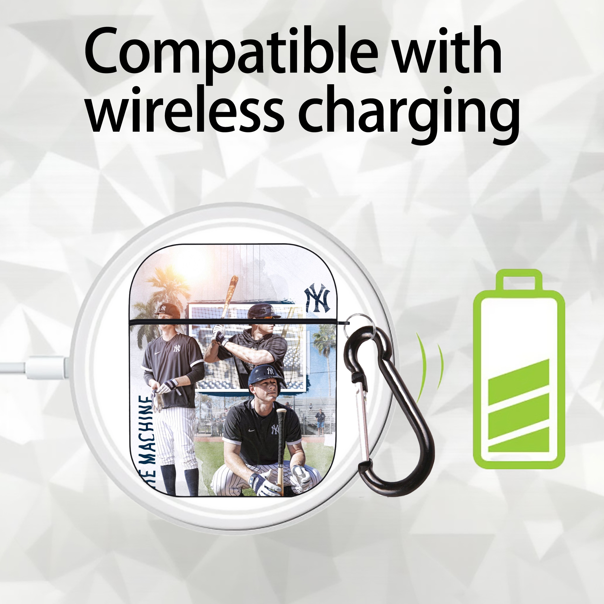 DJ Lemahieu 19 AirPods 2 Case Hard Shell Black, Flexible PC Material, Precise Cutouts, Full Protection, Anti-Fingerprint, Washable, Includes Keychain – Durable & Slim Design