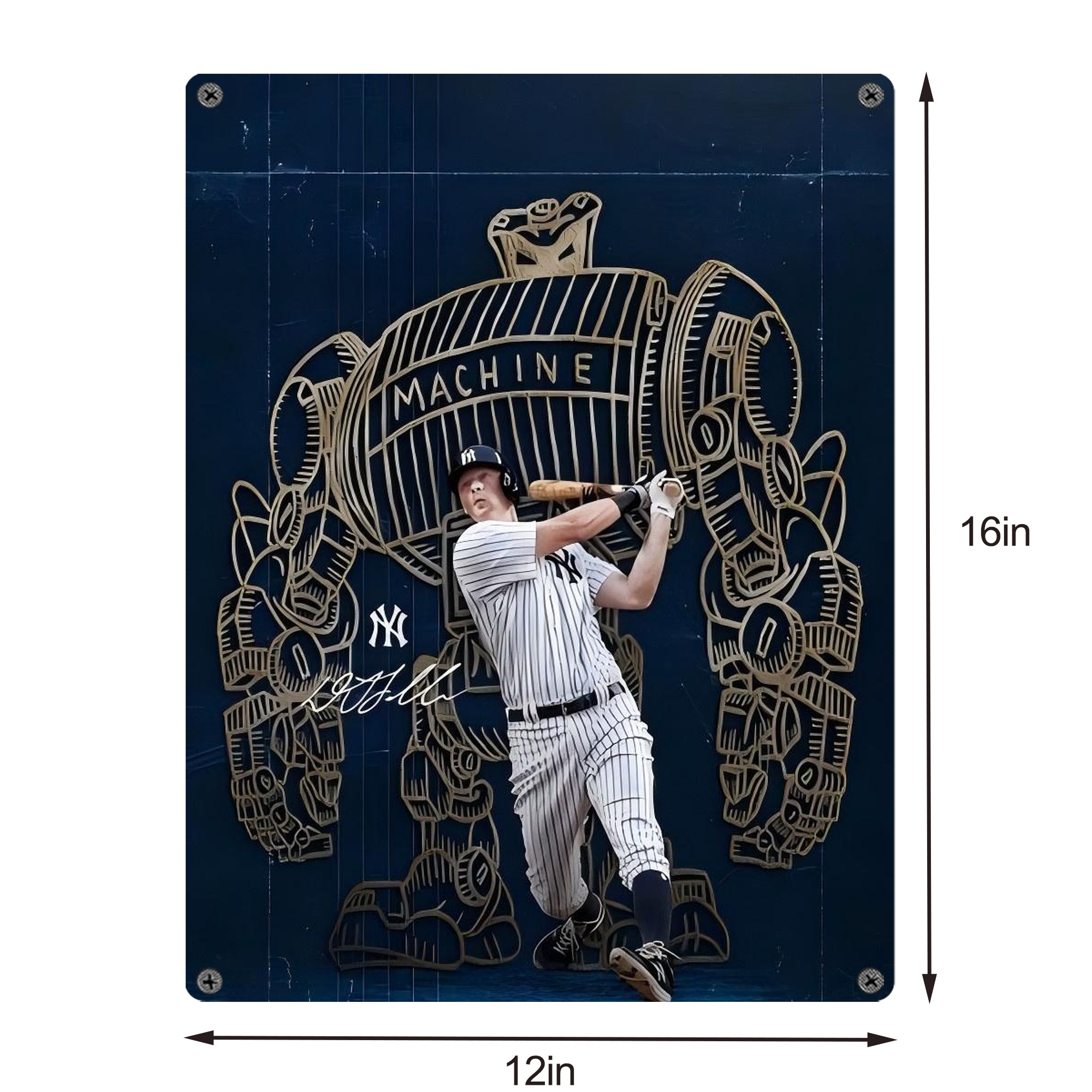 DJ Lemahieu 12 Vintage Metal Tin Sign 12x16inch – Retro Wall Art Decor For Home, Bar, Kitchen, Bedroom, Office – Durable Iron Sheet Poster, Easy To Hang, Full-Color Printing