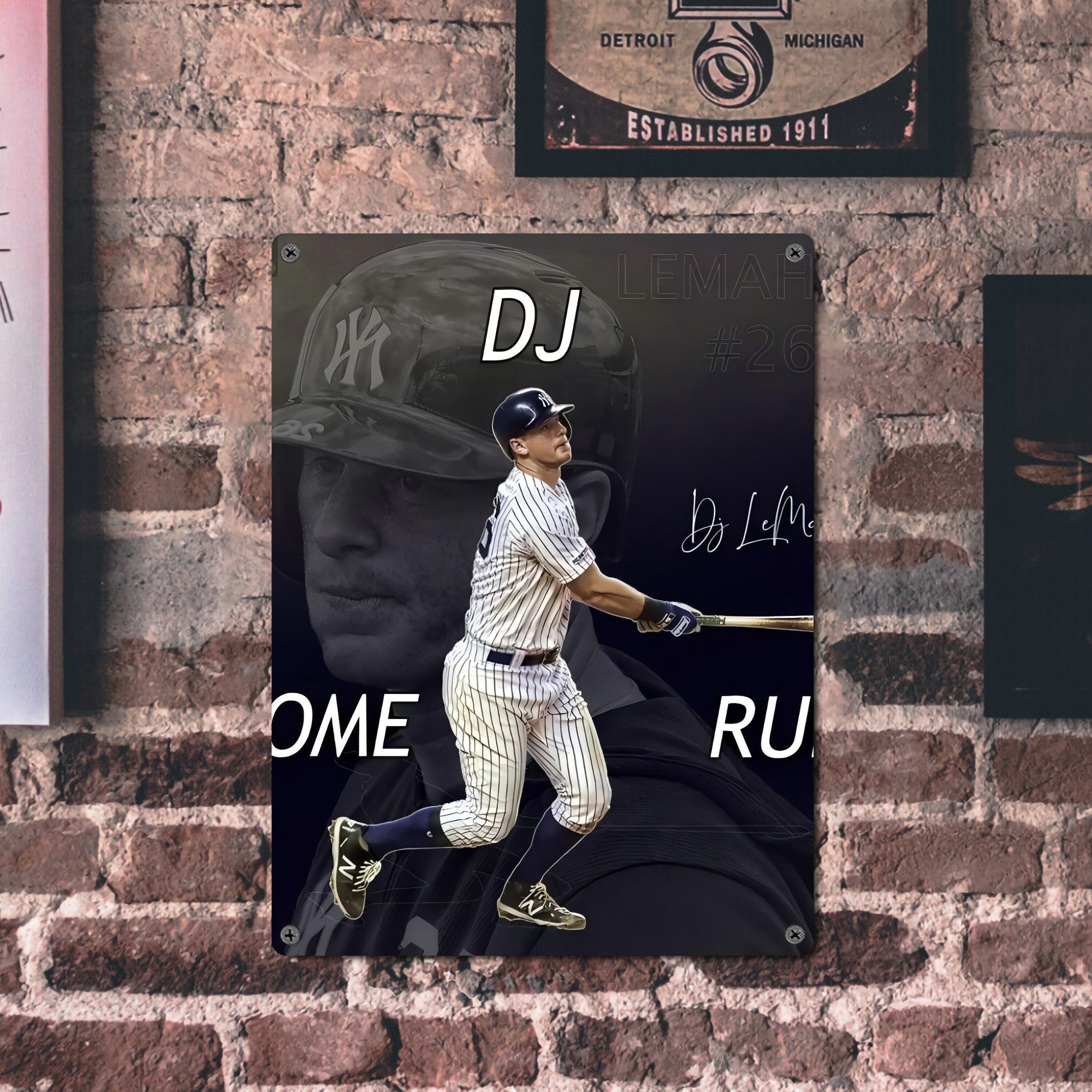 DJ Lemahieu 13 Vintage Metal Tin Sign 12x16inch – Retro Wall Art Decor For Home, Bar, Kitchen, Bedroom, Office – Durable Iron Sheet Poster, Easy To Hang, Full-Color Printing