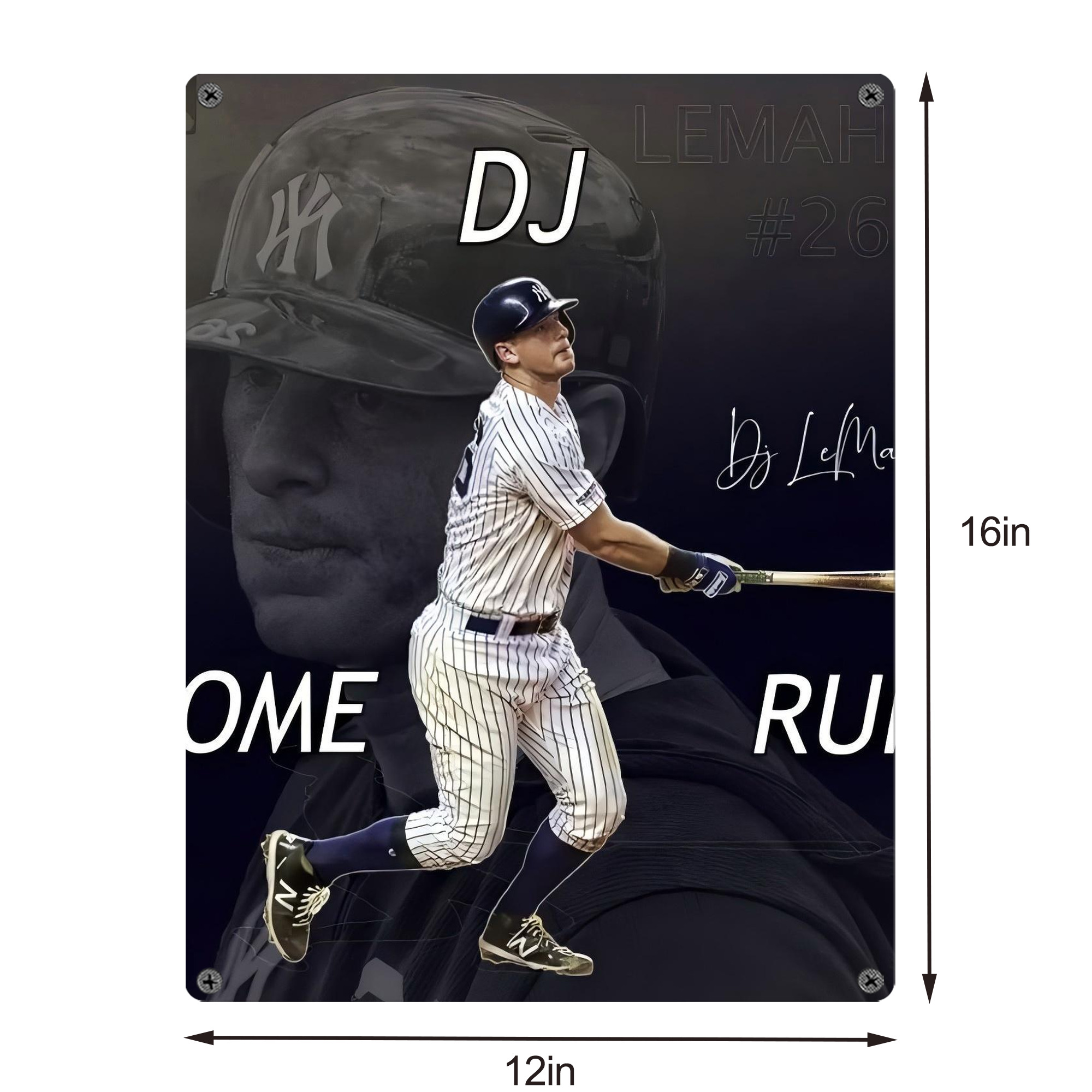 DJ Lemahieu 13 Vintage Metal Tin Sign 12x16inch – Retro Wall Art Decor For Home, Bar, Kitchen, Bedroom, Office – Durable Iron Sheet Poster, Easy To Hang, Full-Color Printing