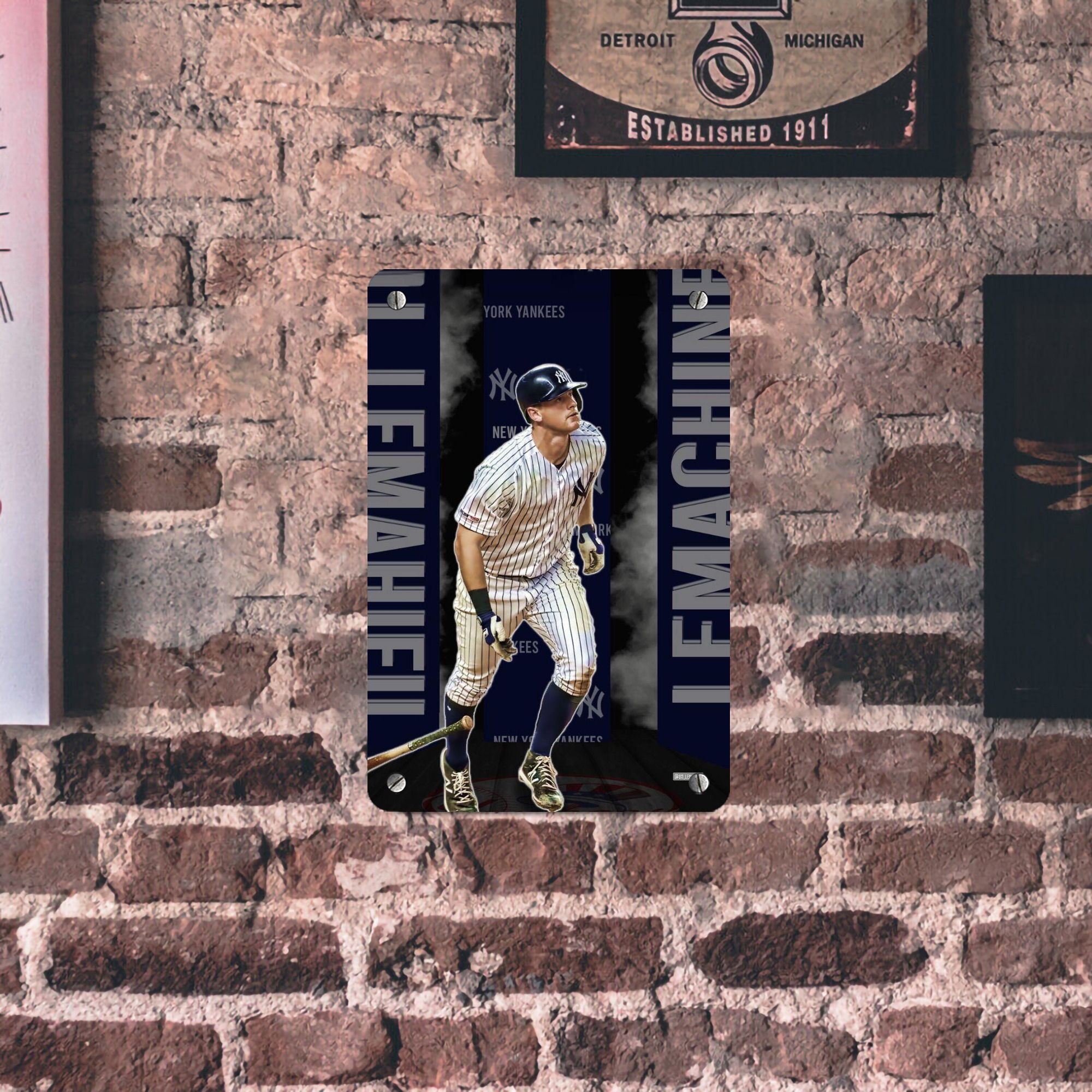 DJ Lemahieu 7 Metal Tin Sign 8x12inch - High-Quality Full-Print Decorative Wall Art, Durable Rust-Resistant Metal Plaque For Living Room, Bedroom, Kitchen, Office, Bar Décor