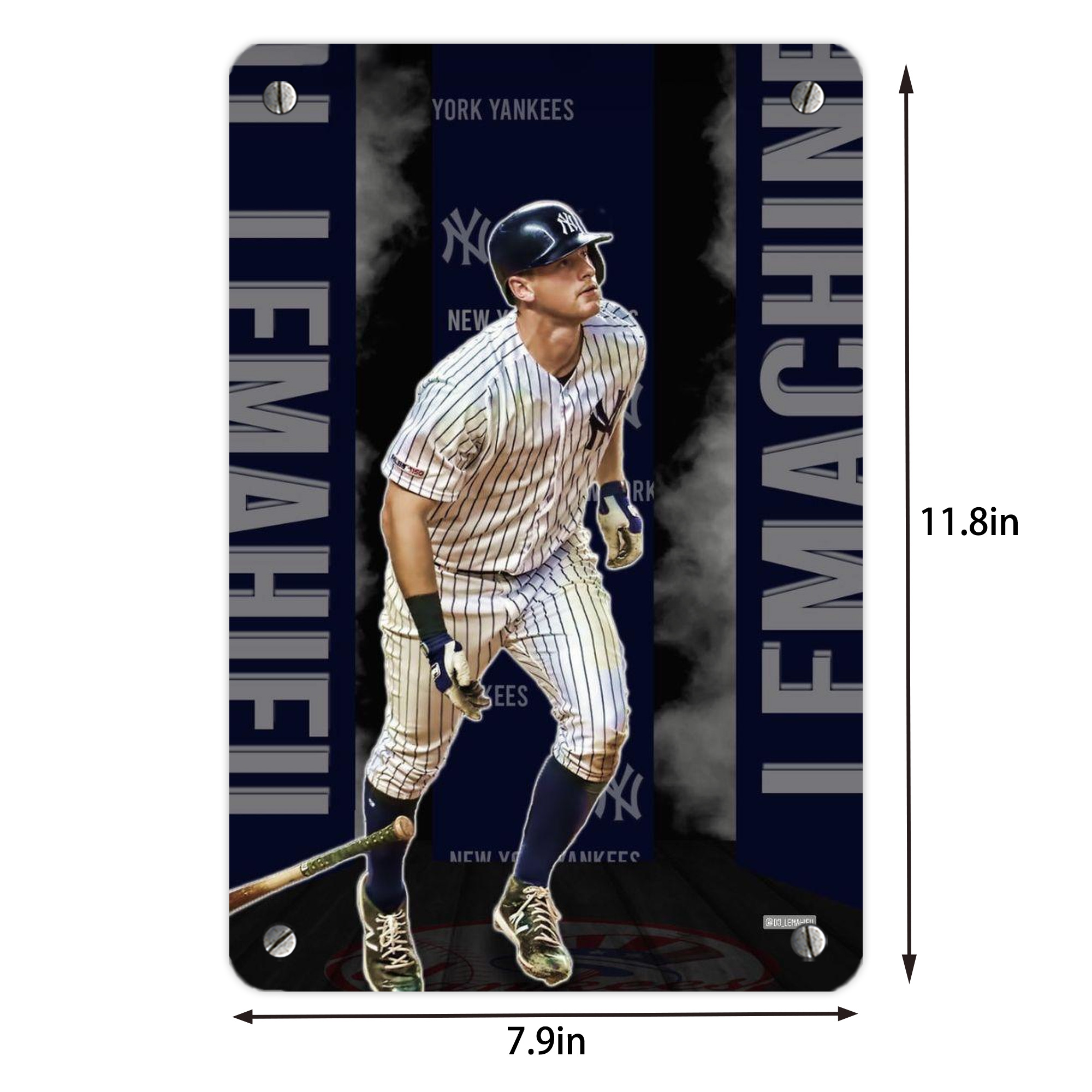 DJ Lemahieu 7 Metal Tin Sign 8x12inch - High-Quality Full-Print Decorative Wall Art, Durable Rust-Resistant Metal Plaque For Living Room, Bedroom, Kitchen, Office, Bar Décor