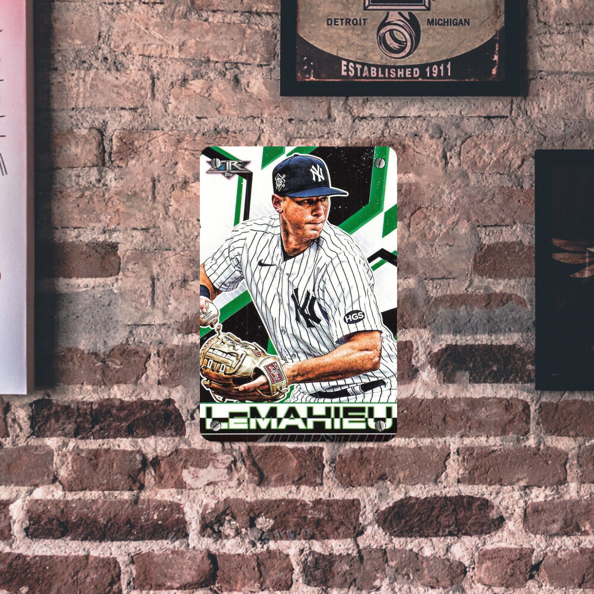 DJ Lemahieu 8 Metal Tin Sign 8x12inch - High-Quality Full-Print Decorative Wall Art, Durable Rust-Resistant Metal Plaque For Living Room, Bedroom, Kitchen, Office, Bar Décor