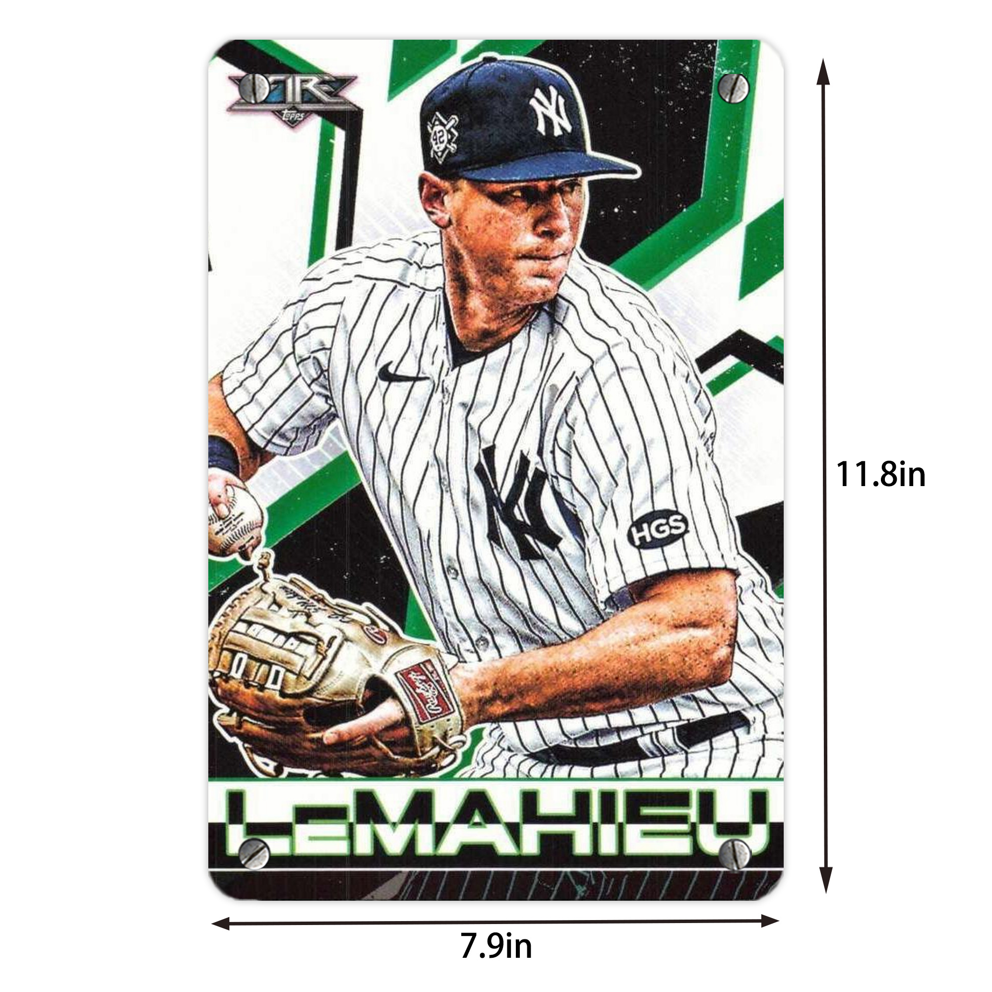 DJ Lemahieu 8 Metal Tin Sign 8x12inch - High-Quality Full-Print Decorative Wall Art, Durable Rust-Resistant Metal Plaque For Living Room, Bedroom, Kitchen, Office, Bar Décor