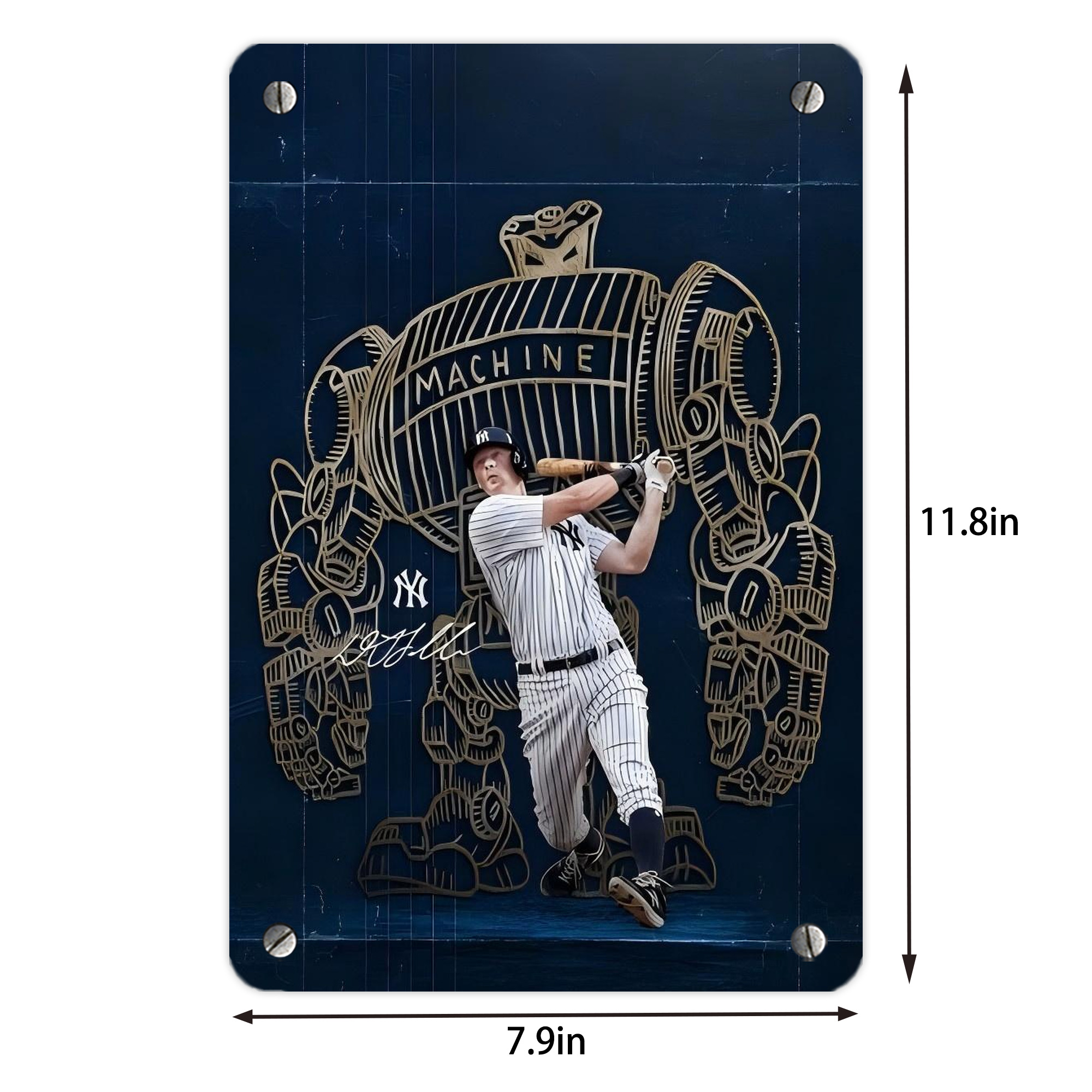 DJ Lemahieu 12 Metal Tin Sign 8x12inch - High-Quality Full-Print Decorative Wall Art, Durable Rust-Resistant Metal Plaque For Living Room, Bedroom, Kitchen, Office, Bar Décor