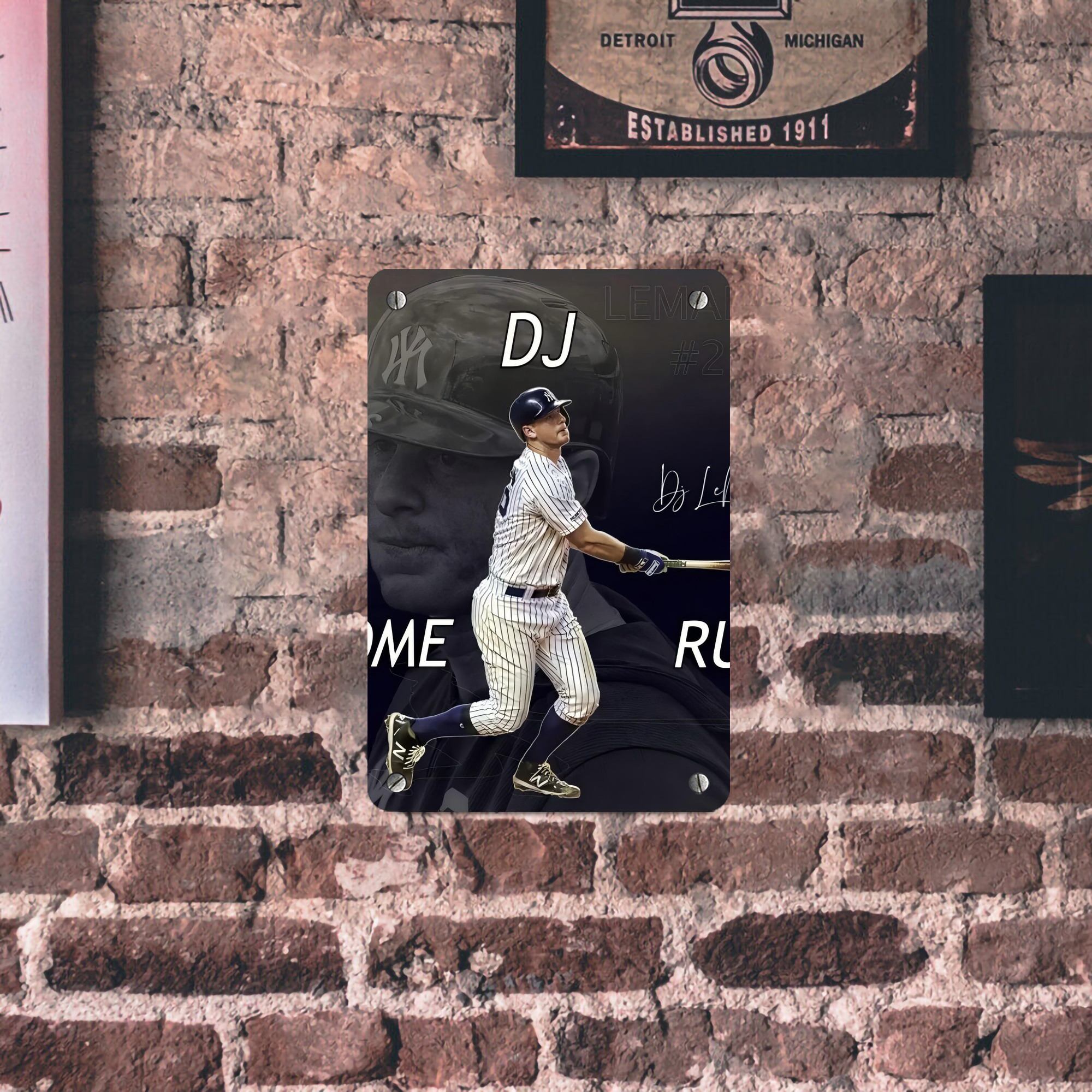 DJ Lemahieu 13 Metal Tin Sign 8x12inch - High-Quality Full-Print Decorative Wall Art, Durable Rust-Resistant Metal Plaque For Living Room, Bedroom, Kitchen, Office, Bar Décor