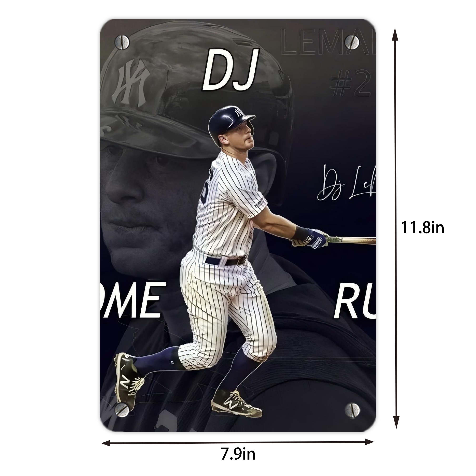 DJ Lemahieu 13 Metal Tin Sign 8x12inch - High-Quality Full-Print Decorative Wall Art, Durable Rust-Resistant Metal Plaque For Living Room, Bedroom, Kitchen, Office, Bar Décor