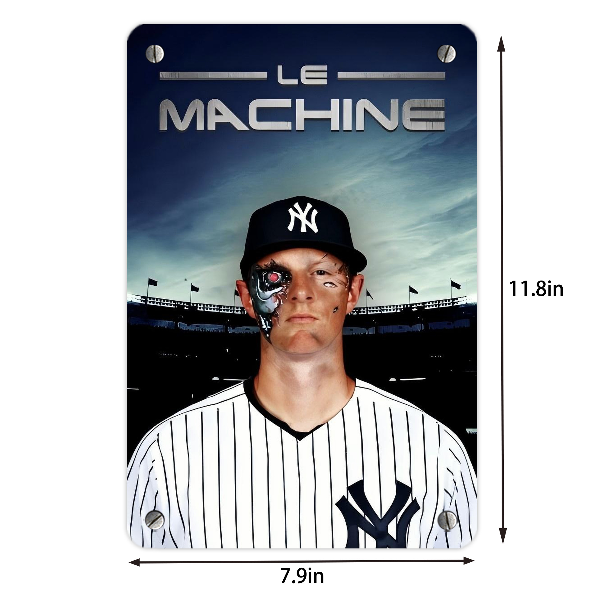 DJ Lemahieu 17 Metal Tin Sign 8x12inch - High-Quality Full-Print Decorative Wall Art, Durable Rust-Resistant Metal Plaque For Living Room, Bedroom, Kitchen, Office, Bar Décor