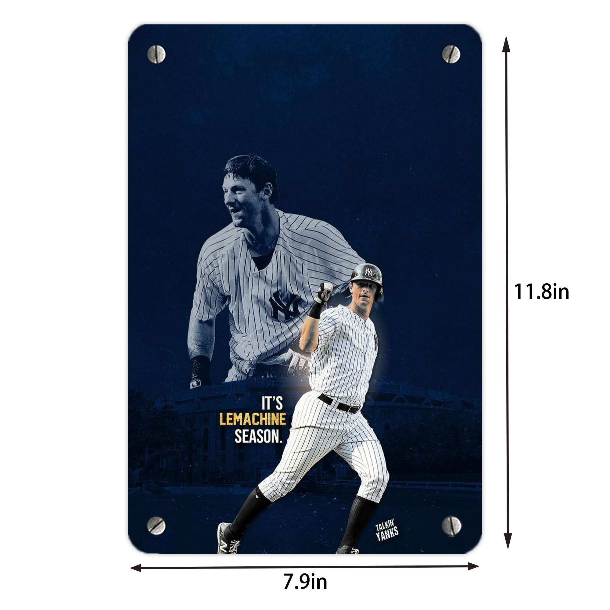 DJ Lemahieu 18 Metal Tin Sign 8x12inch - High-Quality Full-Print Decorative Wall Art, Durable Rust-Resistant Metal Plaque For Living Room, Bedroom, Kitchen, Office, Bar Décor