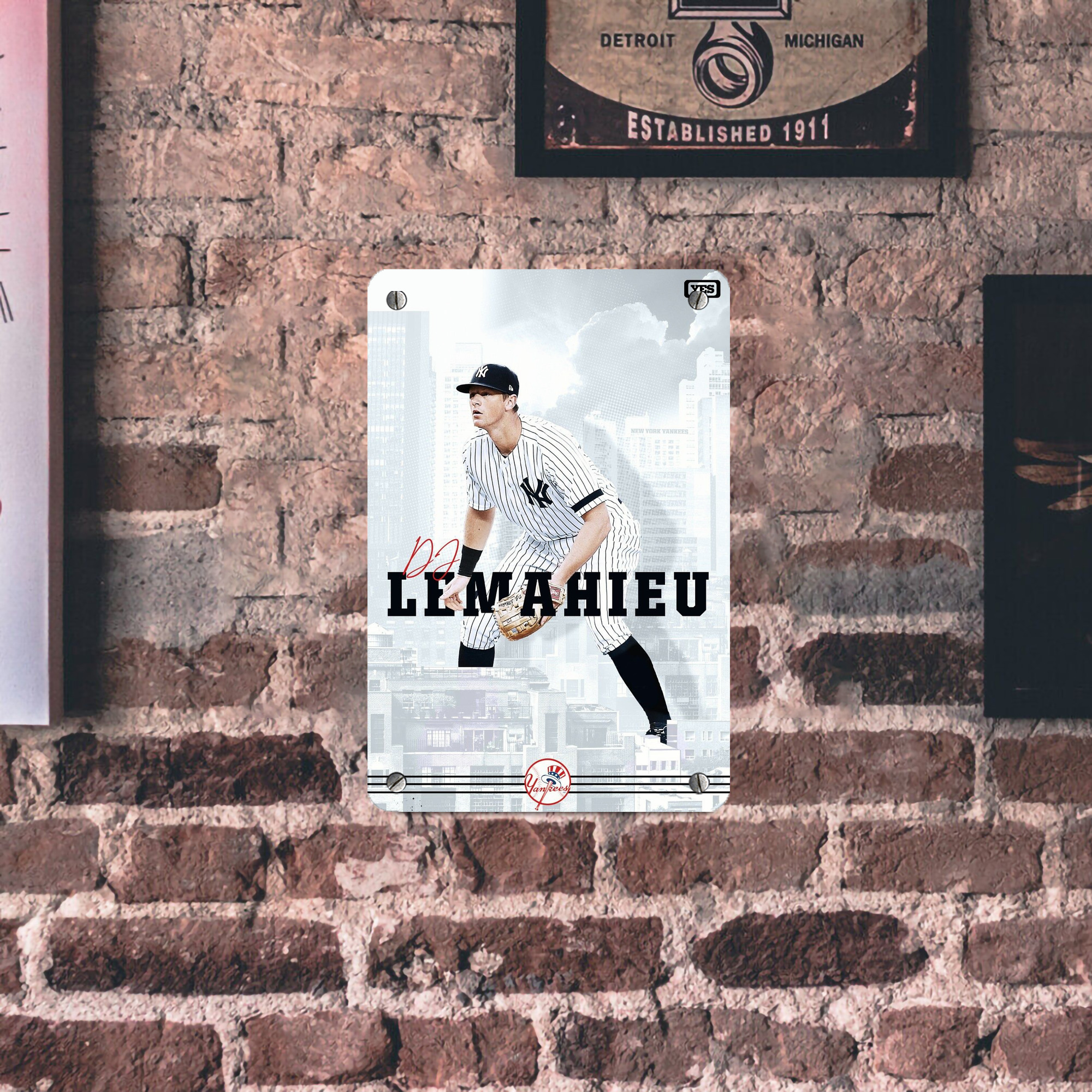 DJ Lemahieu 23 Metal Tin Sign 8x12inch - High-Quality Full-Print Decorative Wall Art, Durable Rust-Resistant Metal Plaque For Living Room, Bedroom, Kitchen, Office, Bar Décor