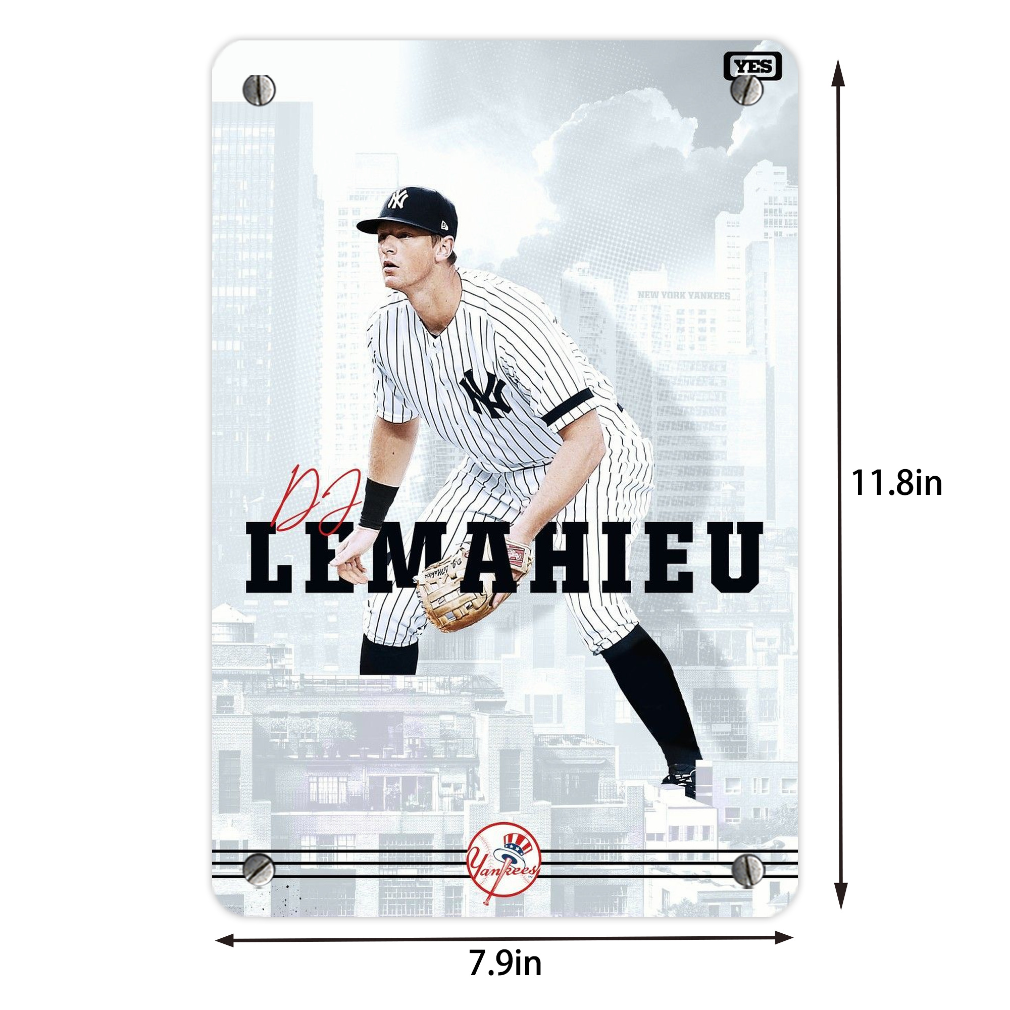 DJ Lemahieu 23 Metal Tin Sign 8x12inch - High-Quality Full-Print Decorative Wall Art, Durable Rust-Resistant Metal Plaque For Living Room, Bedroom, Kitchen, Office, Bar Décor