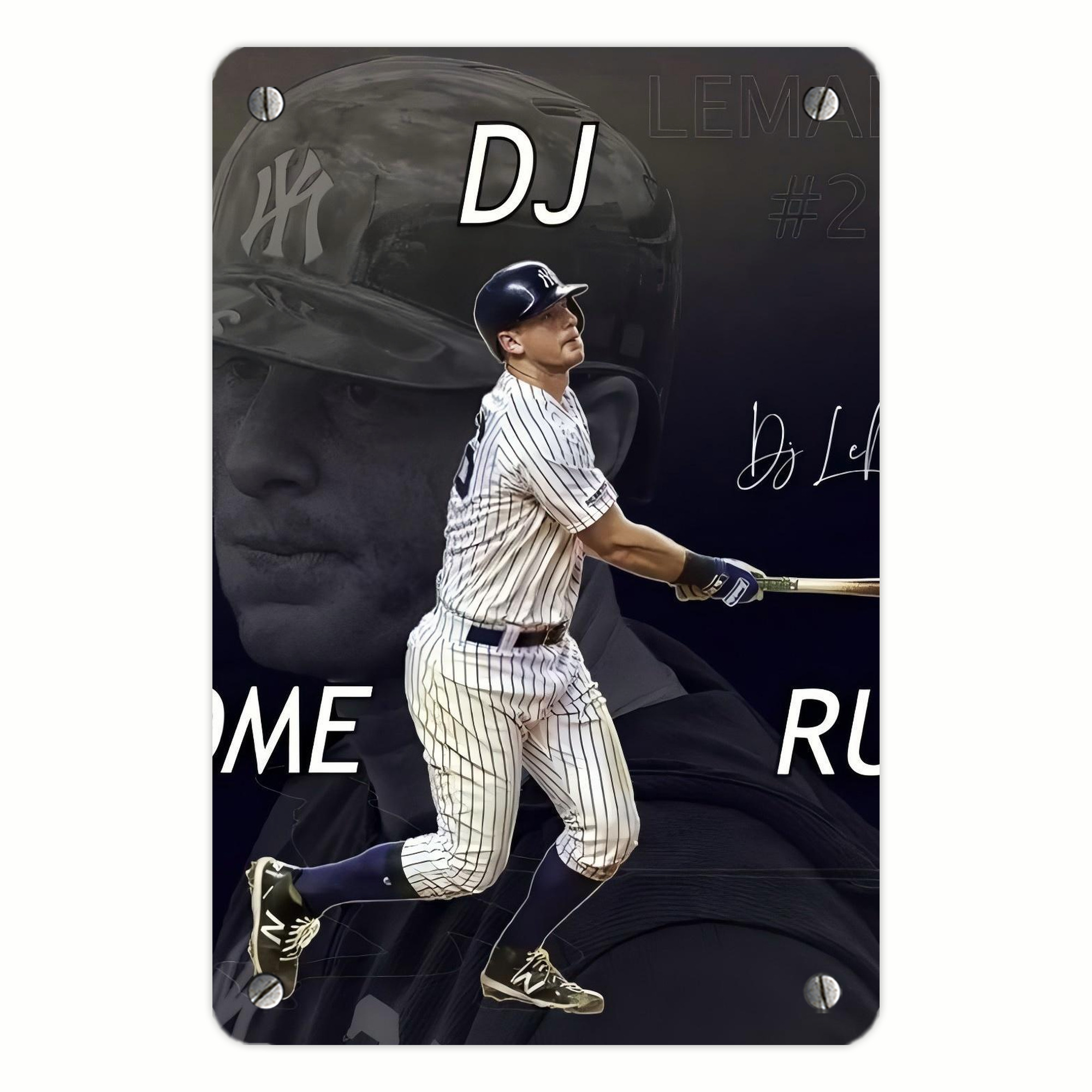 DJ Lemahieu 13 Metal Tin Sign 8x12inch - High-Quality Full-Print Decorative Wall Art, Durable Rust-Resistant Metal Plaque For Living Room, Bedroom, Kitchen, Office, Bar Décor