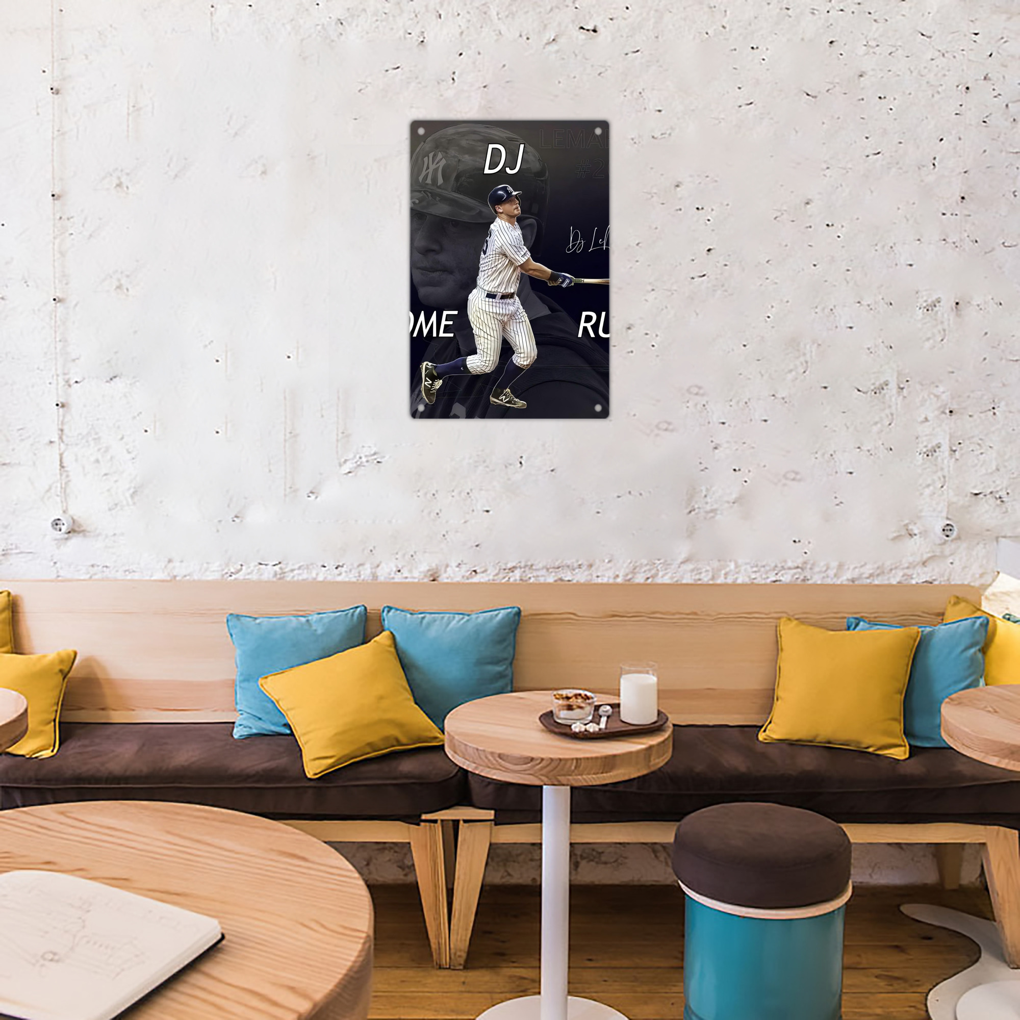 DJ Lemahieu 13 8x12inch Vertical Aluminum Sign - Durable Fade-Resistant Indoor/Outdoor Safety & Information Plaque For Office, Hotel, Restaurant, Bar, Public Spaces