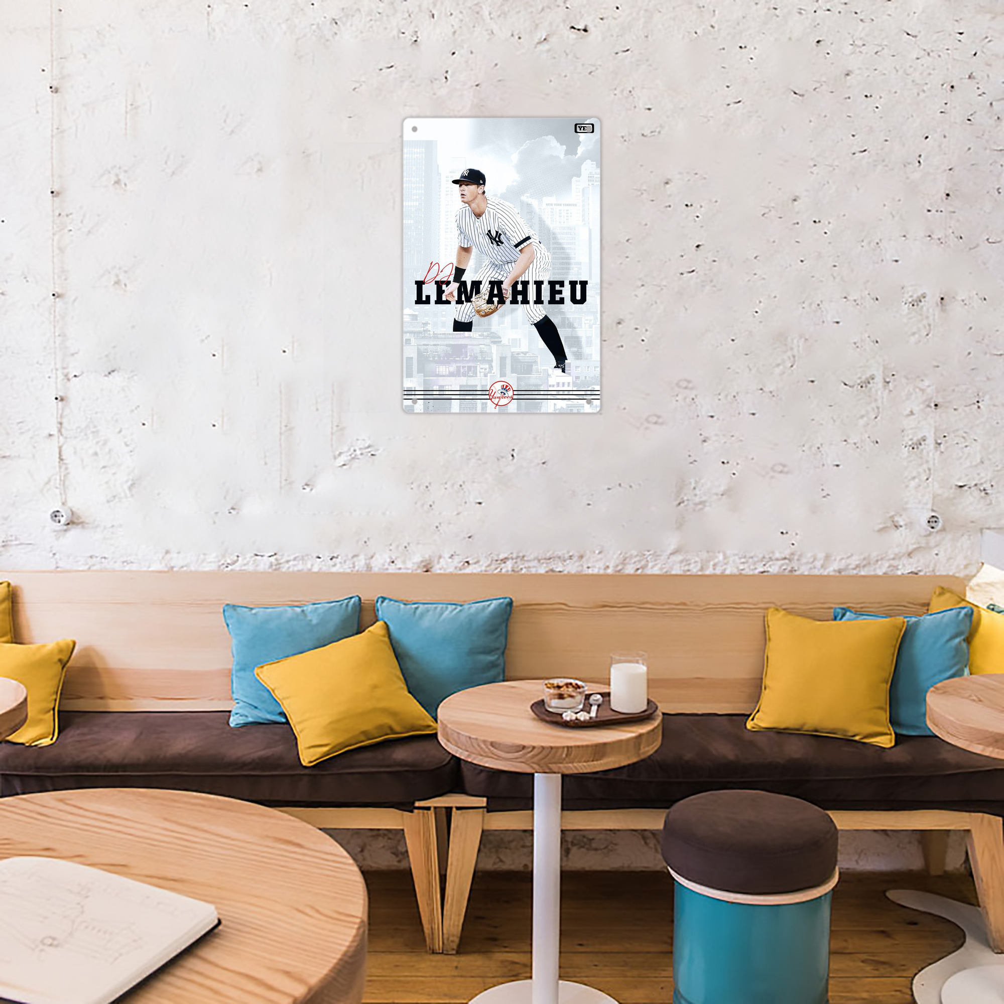 DJ Lemahieu 23 8x12inch Vertical Aluminum Sign - Durable Fade-Resistant Indoor/Outdoor Safety & Information Plaque For Office, Hotel, Restaurant, Bar, Public Spaces