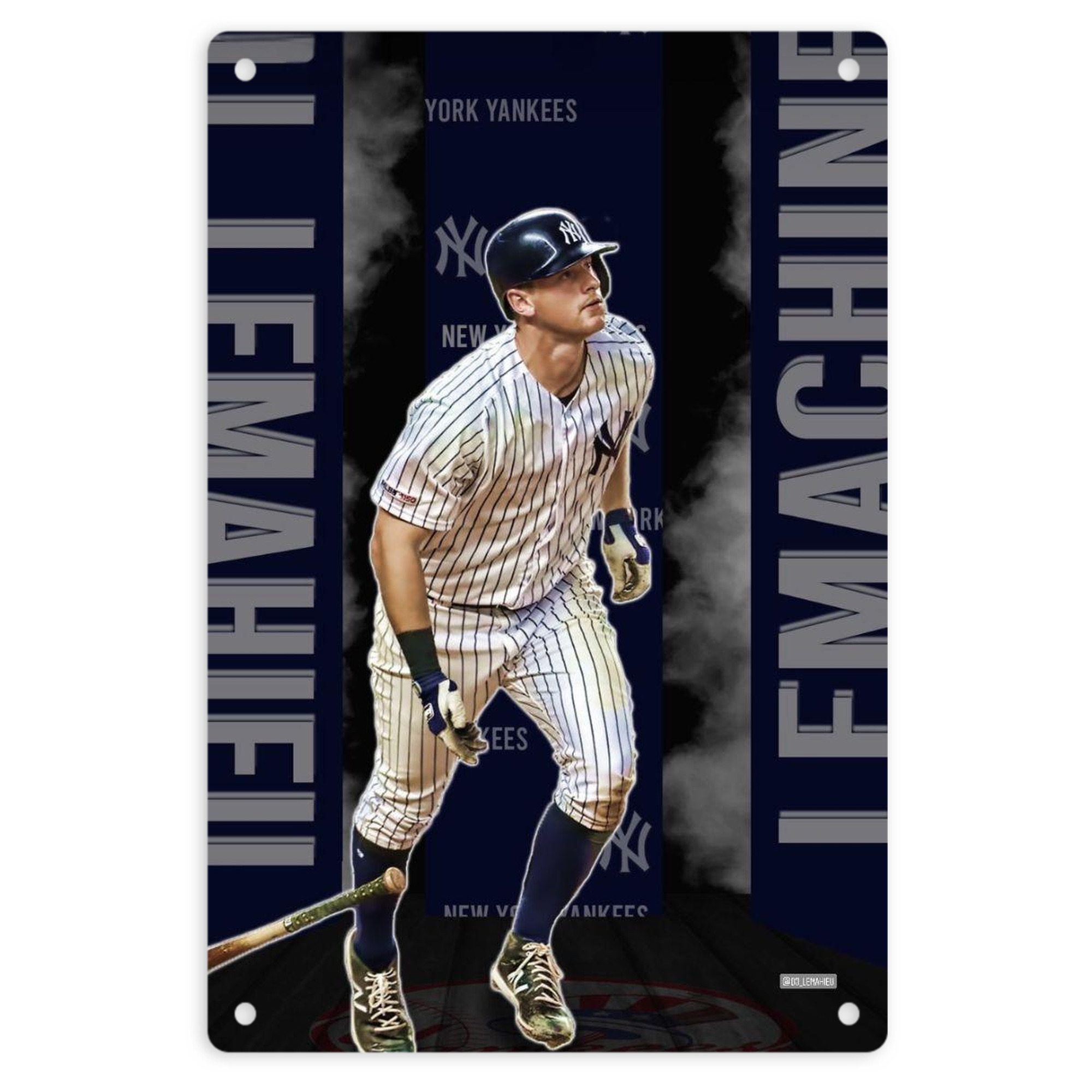 DJ Lemahieu 7 8x12inch Vertical Aluminum Sign - Durable Fade-Resistant Indoor/Outdoor Safety & Information Plaque For Office, Hotel, Restaurant, Bar, Public Spaces