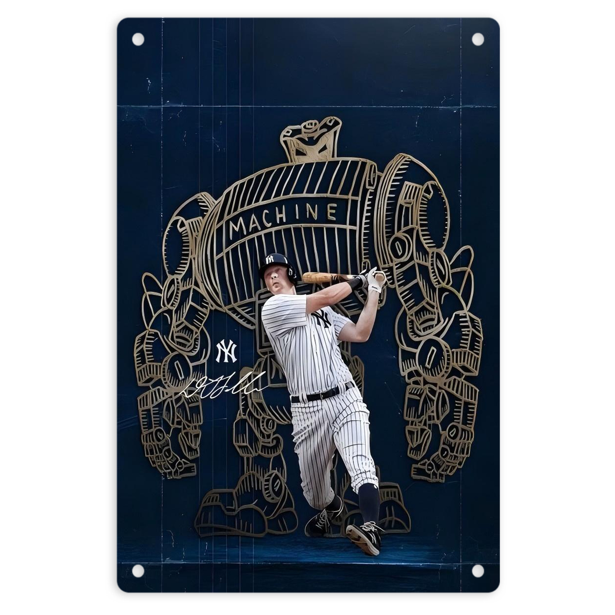 DJ Lemahieu 12 8x12inch Vertical Aluminum Sign - Durable Fade-Resistant Indoor/Outdoor Safety & Information Plaque For Office, Hotel, Restaurant, Bar, Public Spaces