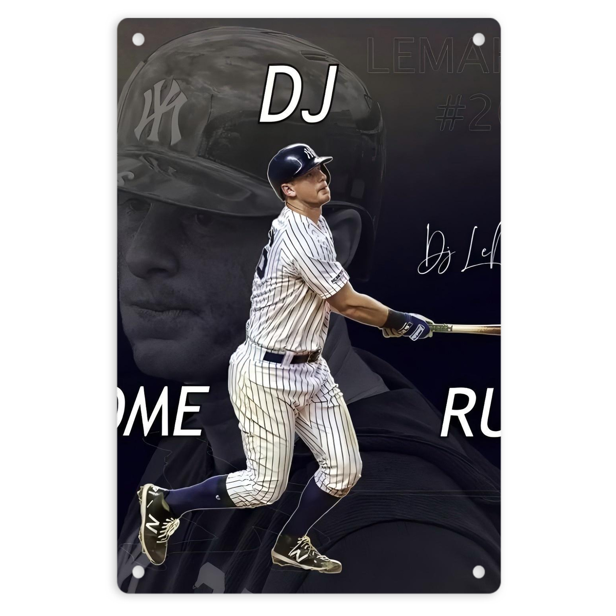 DJ Lemahieu 13 8x12inch Vertical Aluminum Sign - Durable Fade-Resistant Indoor/Outdoor Safety & Information Plaque For Office, Hotel, Restaurant, Bar, Public Spaces