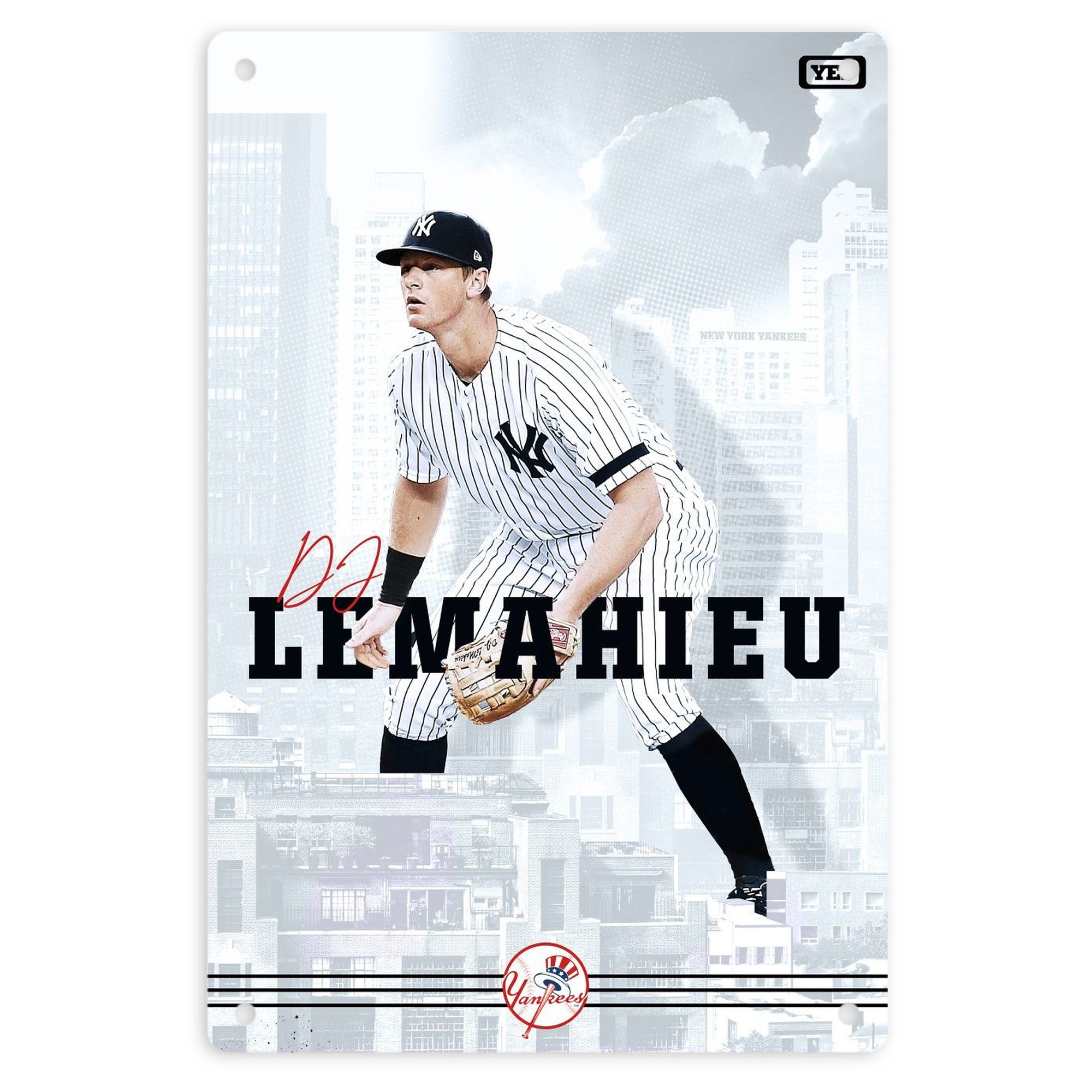 DJ Lemahieu 23 8x12inch Vertical Aluminum Sign - Durable Fade-Resistant Indoor/Outdoor Safety & Information Plaque For Office, Hotel, Restaurant, Bar, Public Spaces