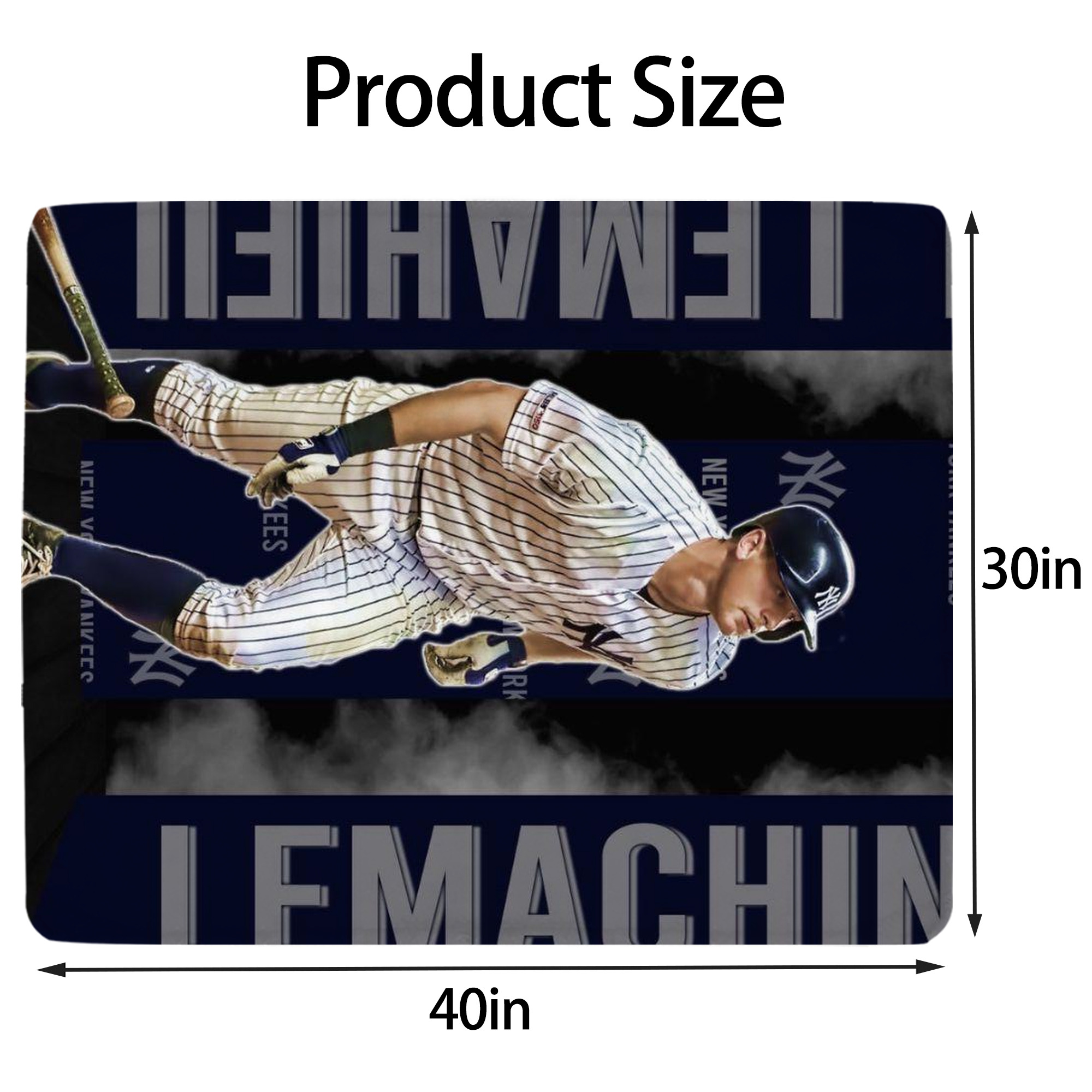 DJ Lemahieu 7 Soft Plush Fleece Blanket 30x40 Inch - 300GSM Flannel, Ultra Soft & Warm, Lightweight & Durable, Perfect For Kids, Adults, Couch, Bed, Camping, Travel, Gift For Family & Friends