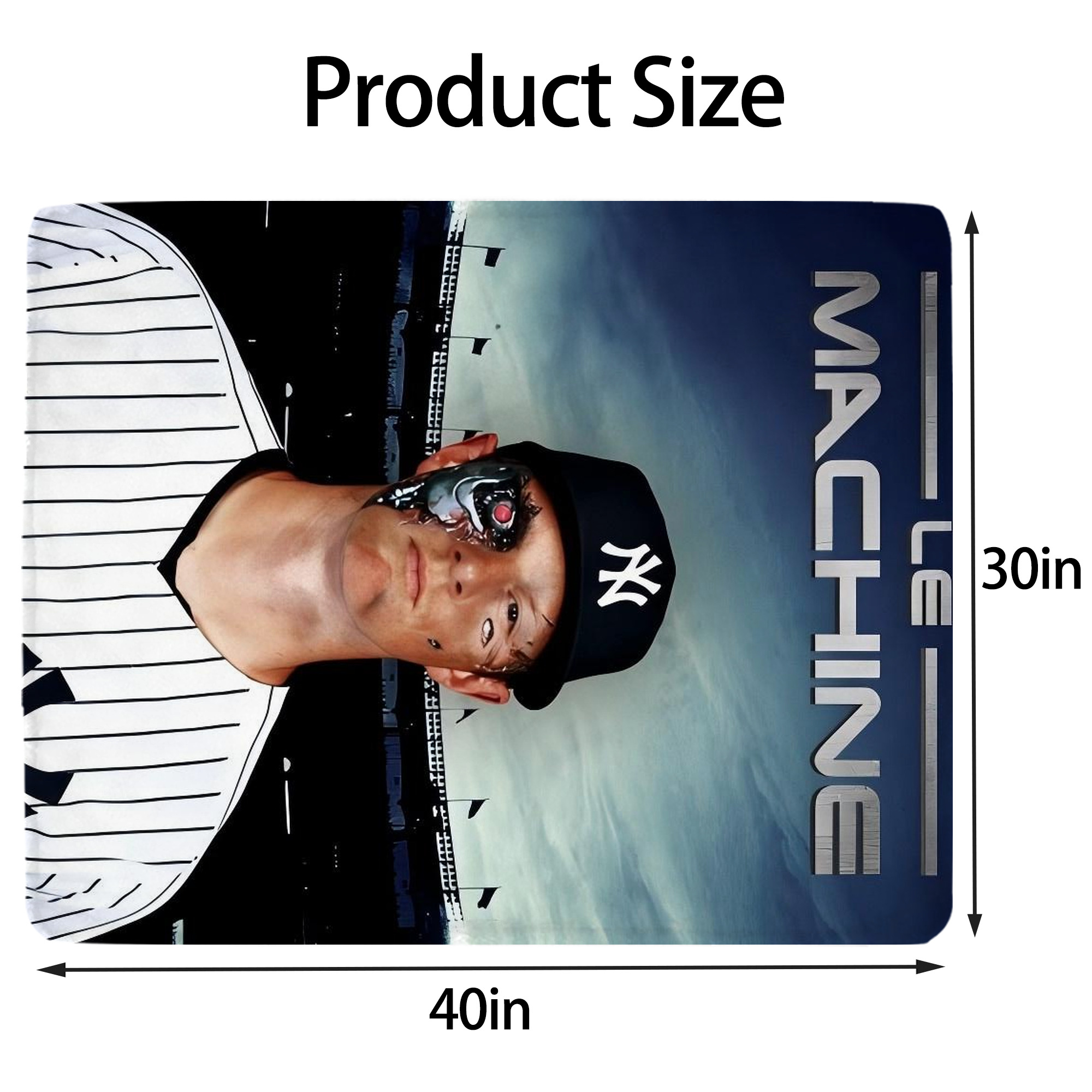 DJ Lemahieu 17 Soft Plush Fleece Blanket 30x40 Inch - 300GSM Flannel, Ultra Soft & Warm, Lightweight & Durable, Perfect For Kids, Adults, Couch, Bed, Camping, Travel, Gift For Family & Friends