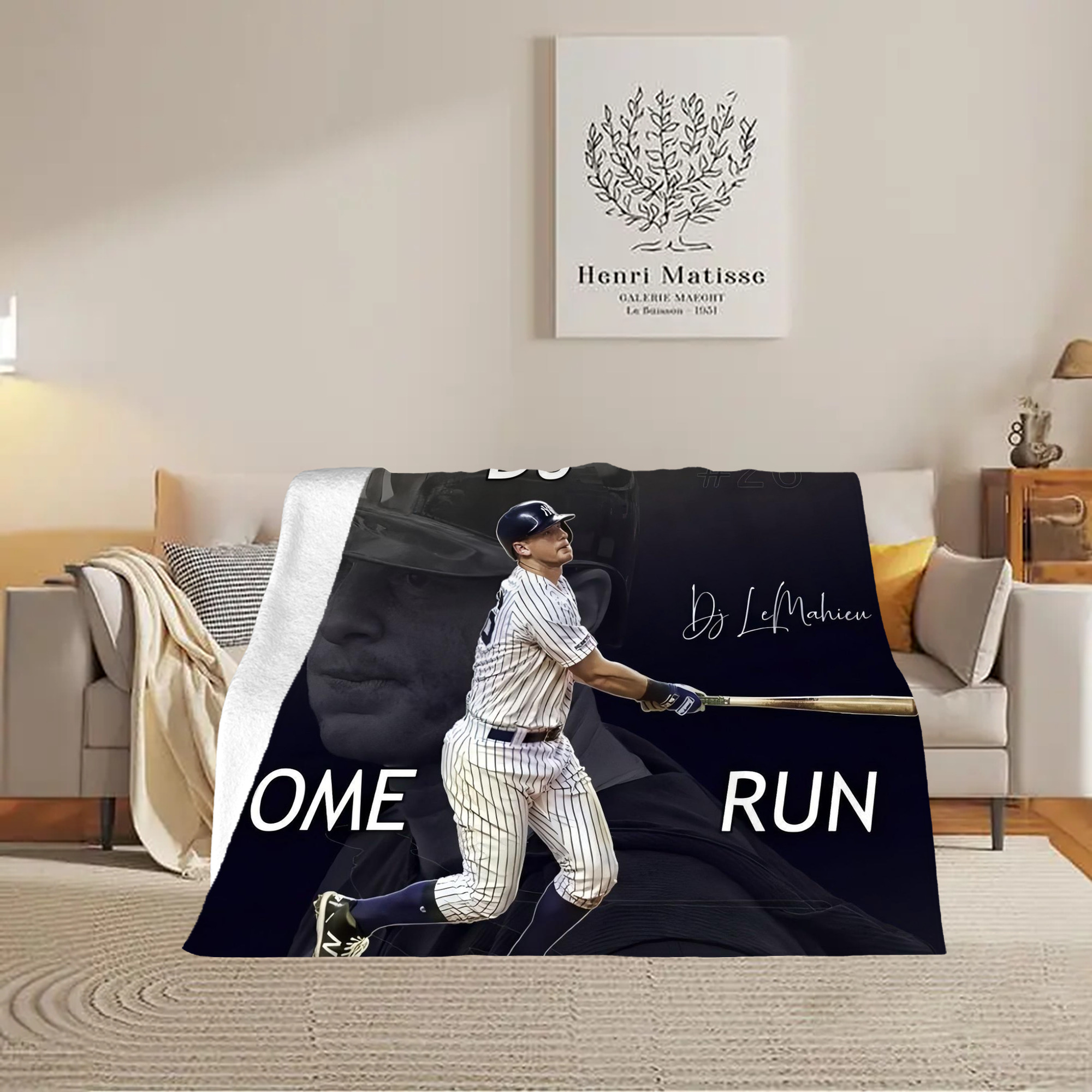 DJ Lemahieu 13 Soft Plush Fleece Blanket 30x40 Inch - 300GSM Flannel, Ultra Soft & Warm, Lightweight & Durable, Perfect For Kids, Adults, Couch, Bed, Camping, Travel, Gift For Family & Friends