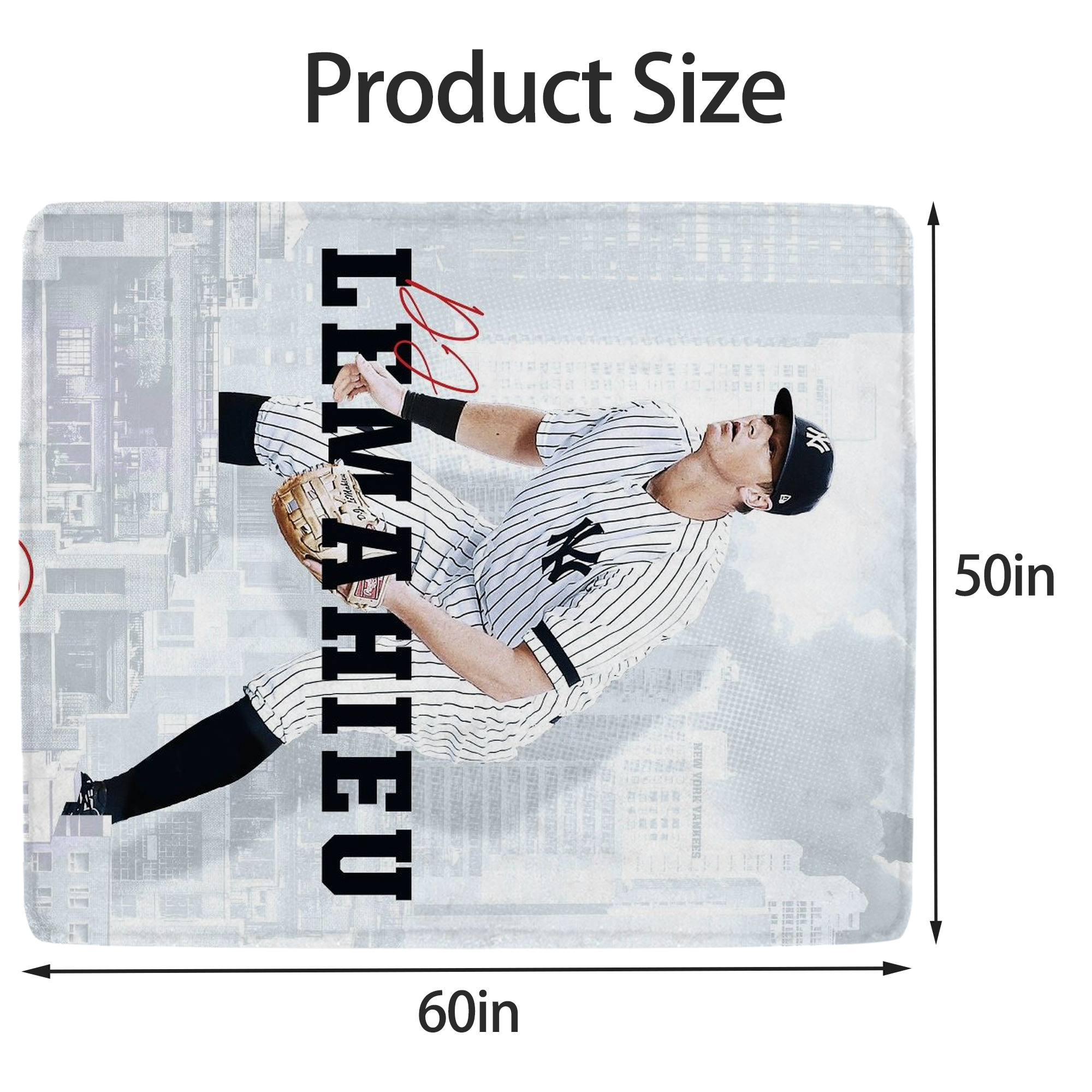 DJ Lemahieu 23 Soft Fleece Throw Blanket 50 X 60 Inch – Super Soft, Lightweight, And Durable – Perfect For Sofa, Bed, Camping, And More – Ideal Gift For Family And Friends
