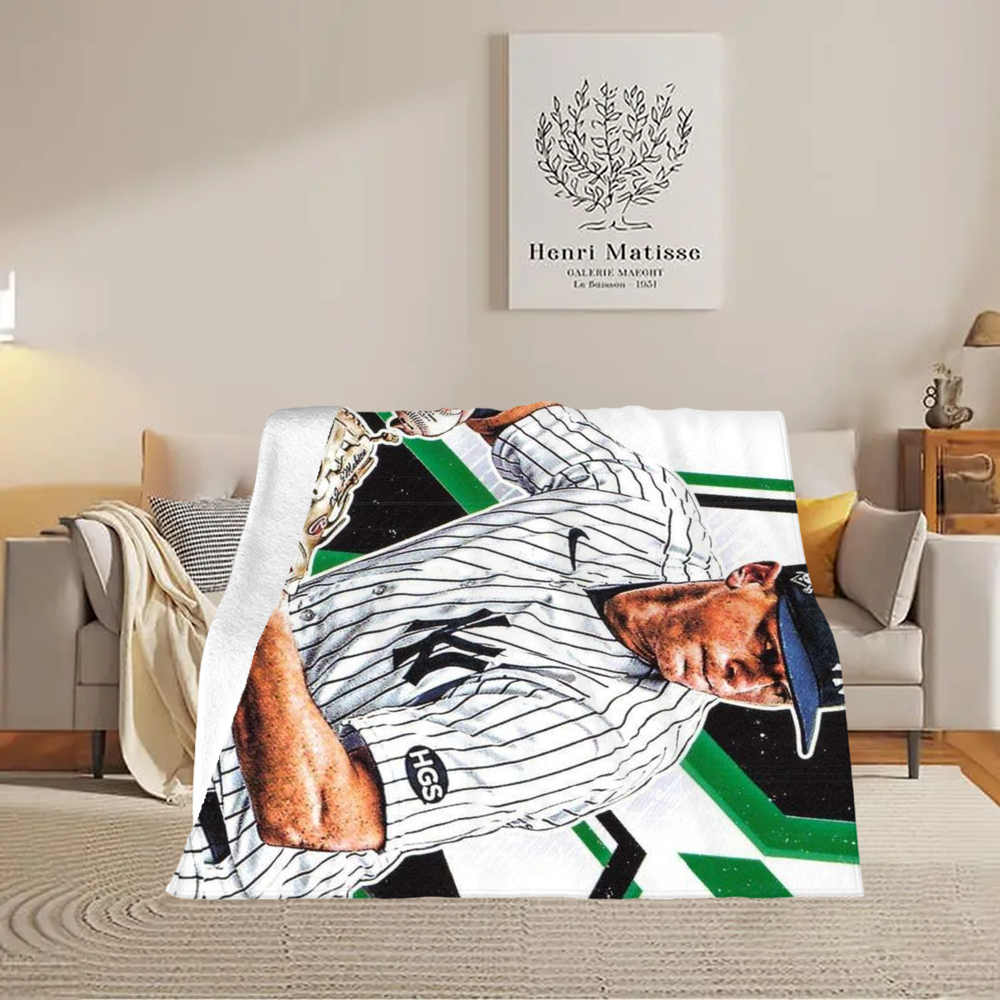 DJ Lemahieu 8 Soft Fleece Throw Blanket 50 X 60 Inch – Super Soft, Lightweight, And Durable – Perfect For Sofa, Bed, Camping, And More – Ideal Gift For Family And Friends