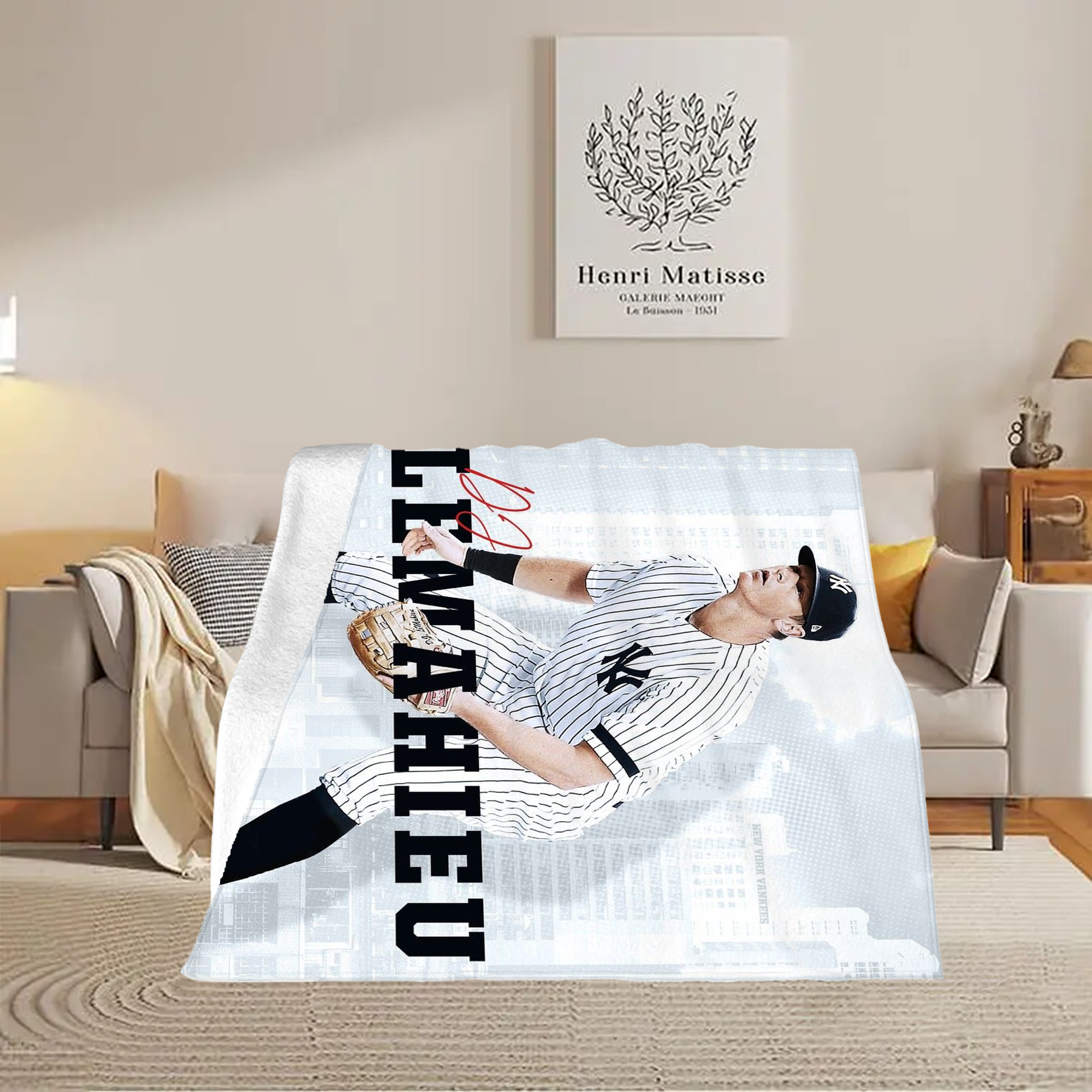DJ Lemahieu 23 Soft Fleece Throw Blanket 50 X 60 Inch – Super Soft, Lightweight, And Durable – Perfect For Sofa, Bed, Camping, And More – Ideal Gift For Family And Friends