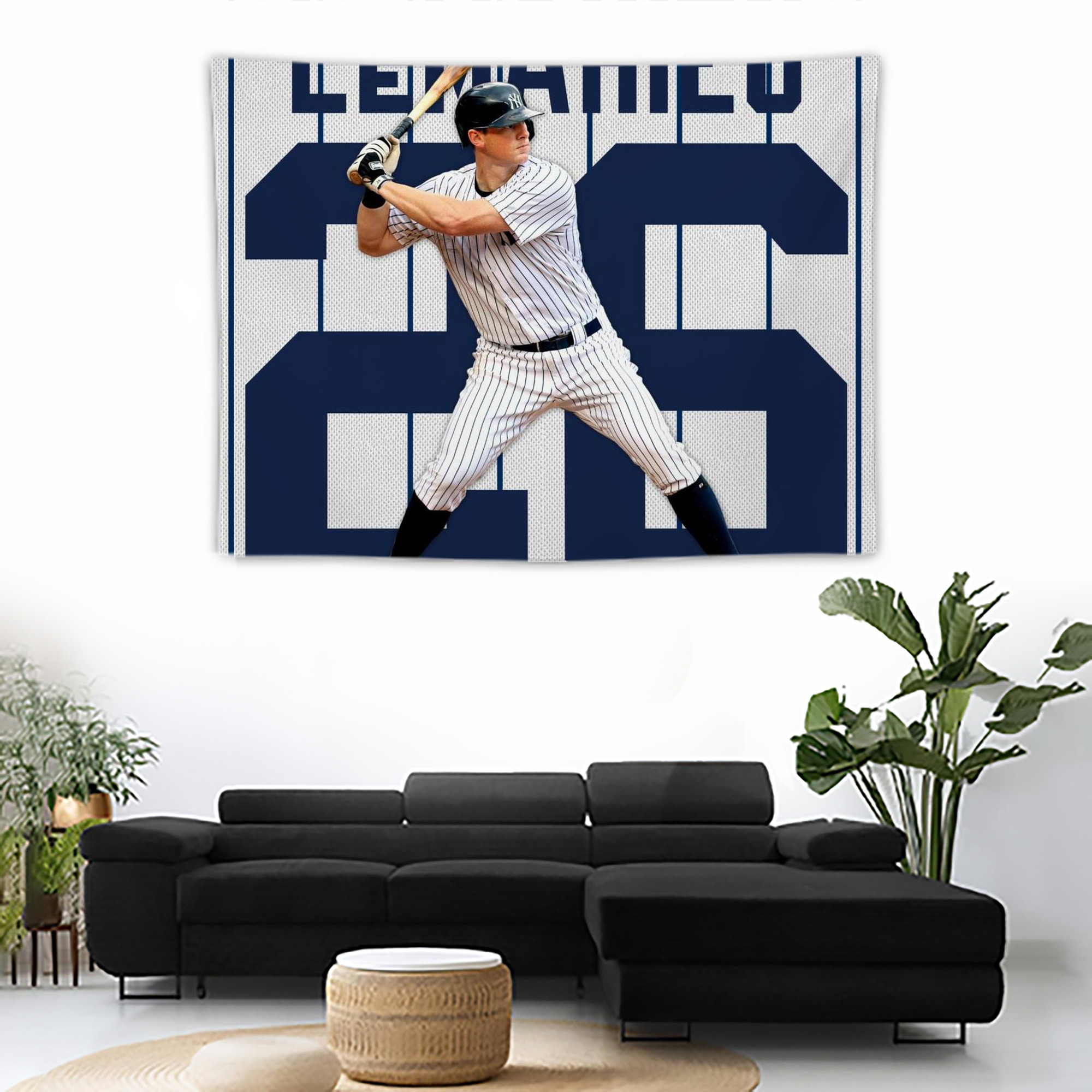 DJ Lemahieu 24 Wall Tapestry For Bedroom Aesthetic – Boho Style Polyester Fabric Wall Hanging With Hooks – 60 X 90 Inch Large Size, Lightweight, Durable, Easy To Hang
