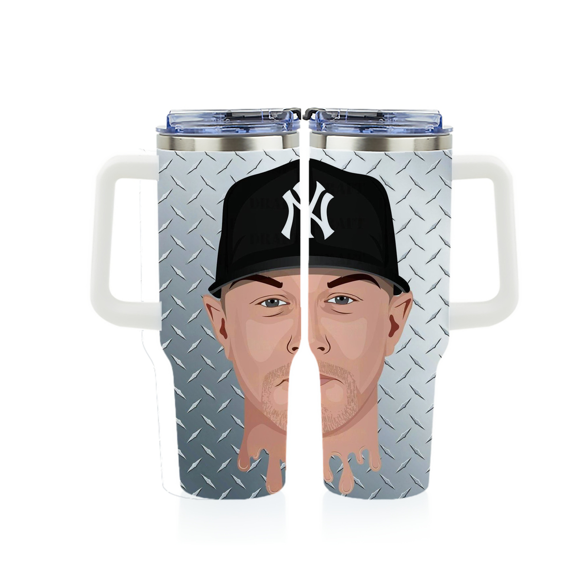 DJ Lemahieu 16 40oz Full Wrap Car Tumbler – Durable Stainless Steel Travel Mug With Vibrant UV Print – Double Wall Insulated, Fits Most Car Cup Holders